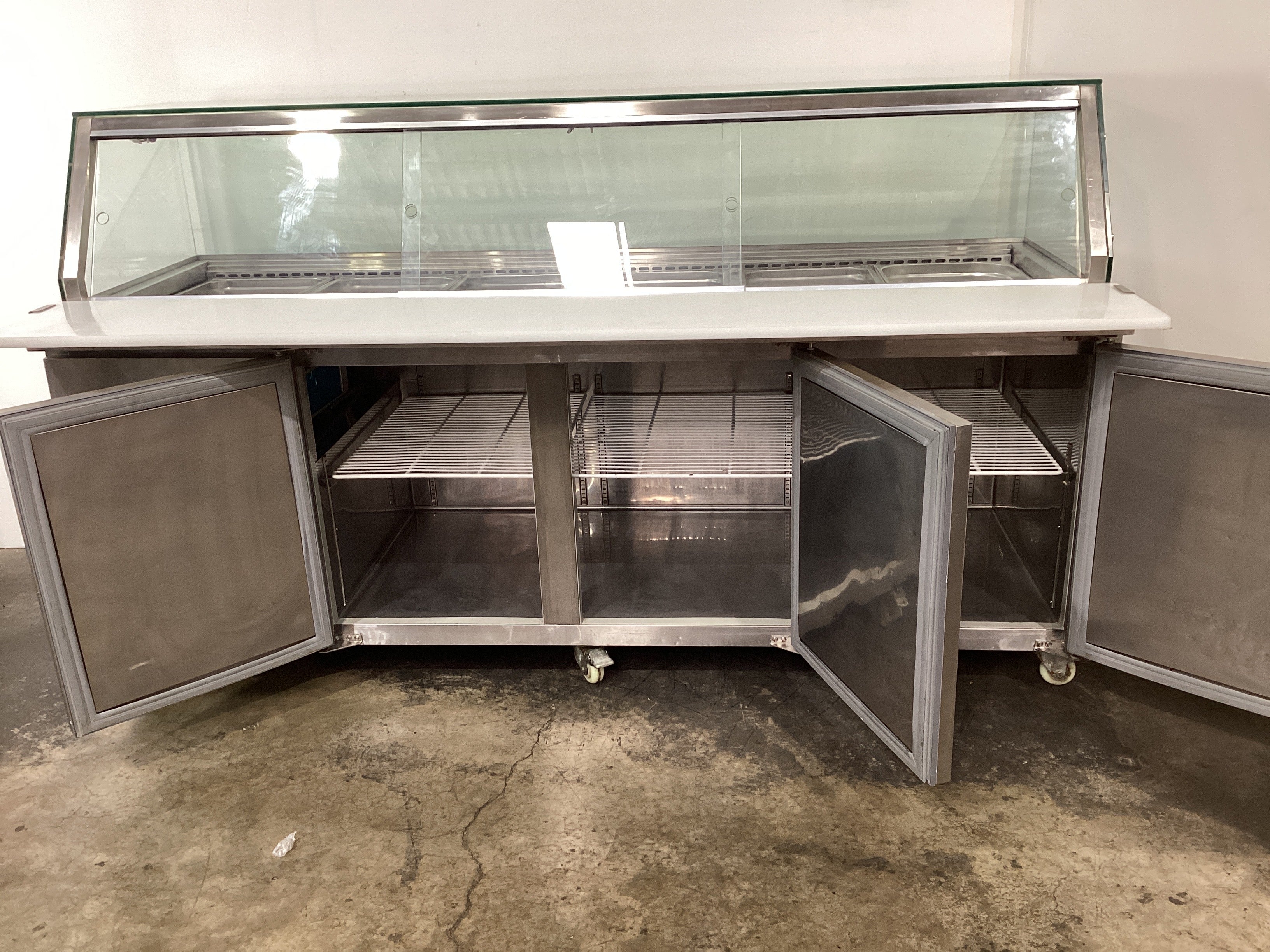 Thermaster PG210FA-YG 3 Door Salad Fridge - 816098