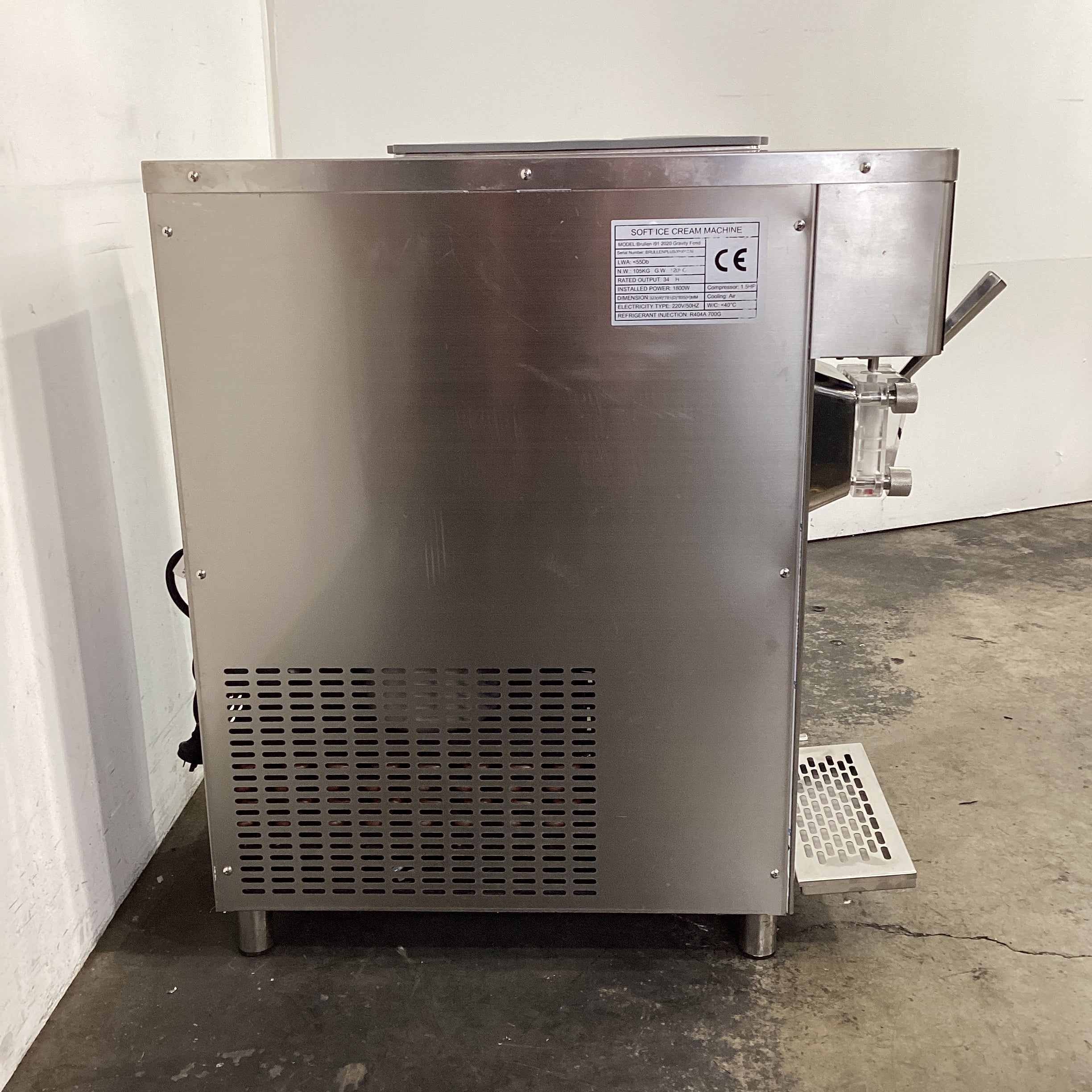 Brullen i91 2020 Gravity Feed Ice Cream Machine - 821094