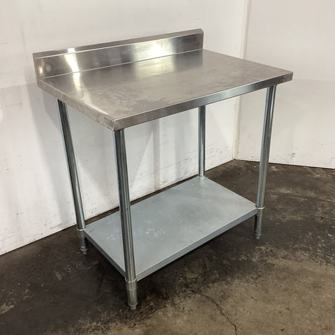 FED 0900-6-WBB Stainless Steel Bench with Splashback - 829175