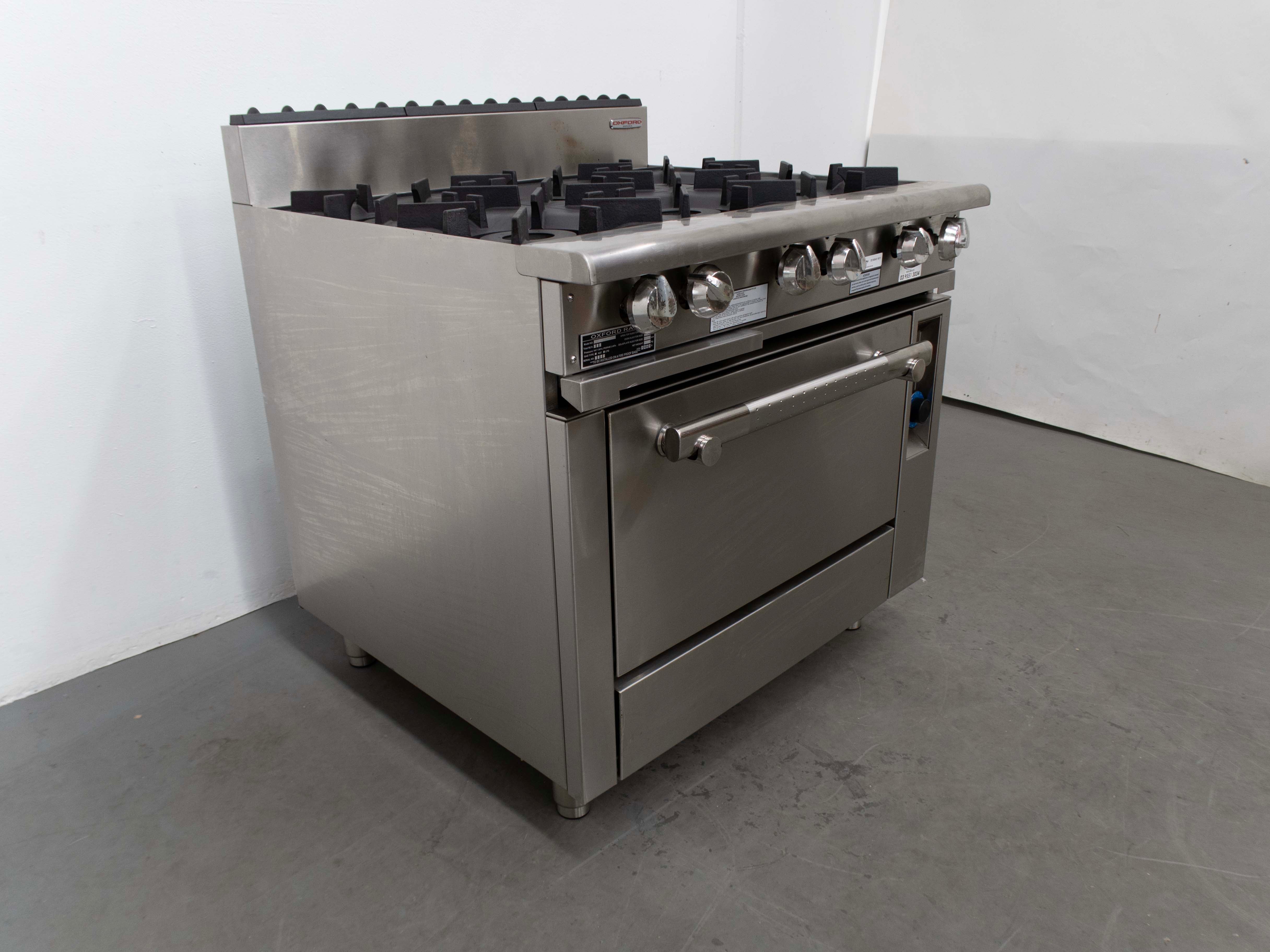 Oxford 6BBT-OV 6 Burner Range Oven - 831465