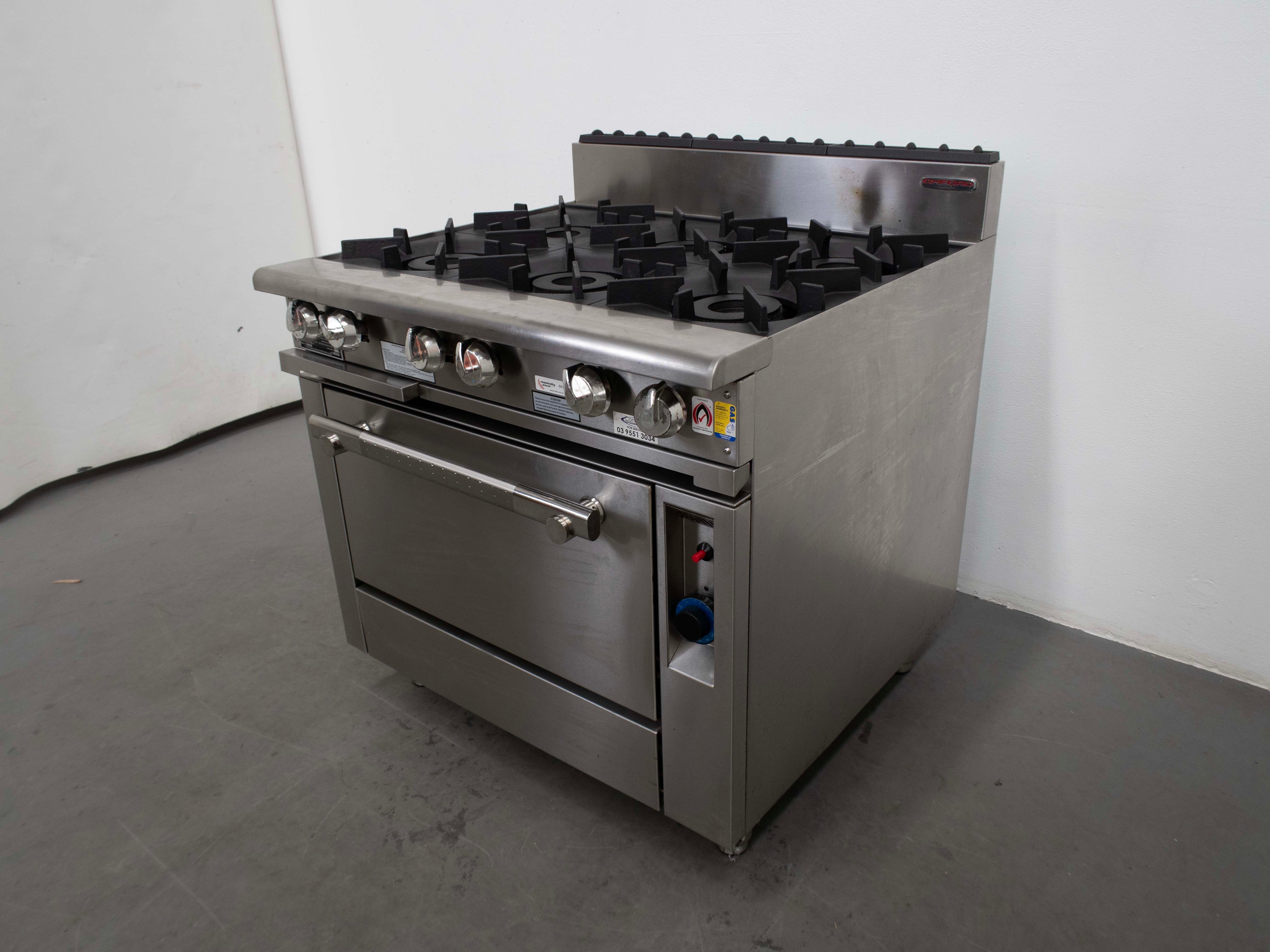 Oxford 6BBT-OV 6 Burner Range Oven - 831465