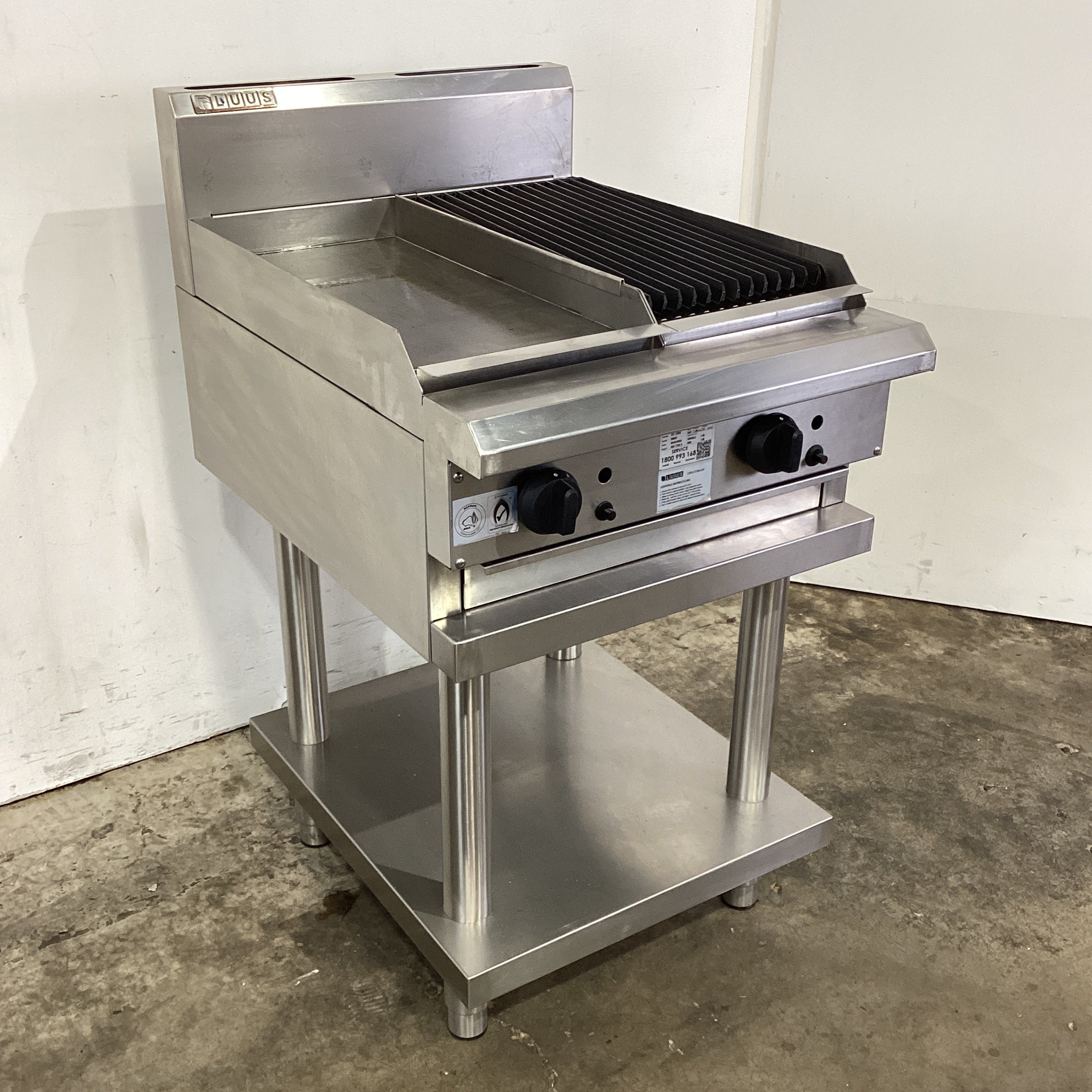 Luus CS-3P3C Griddle + Char Grill - 841044