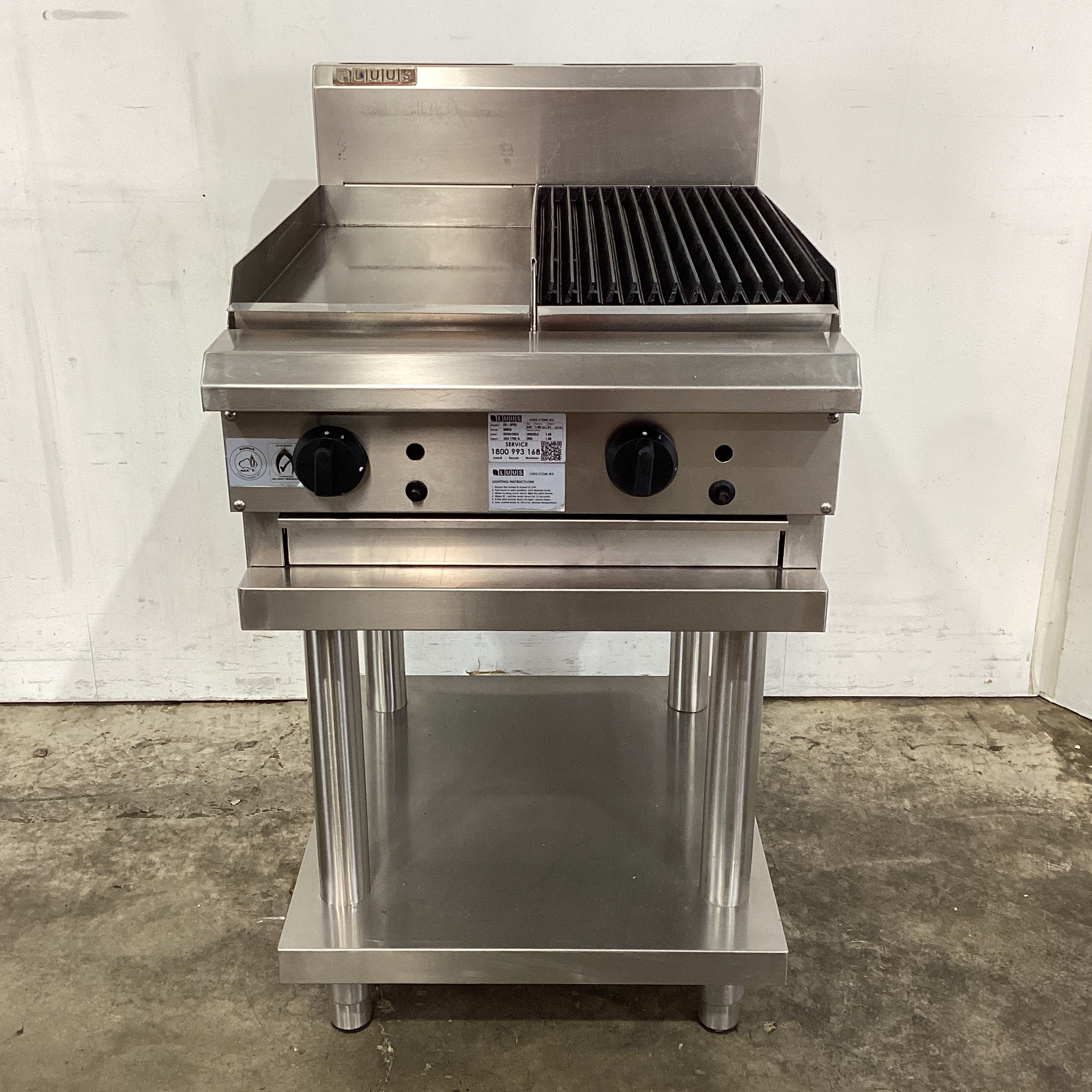 Luus CS-3P3C Griddle + Char Grill - 841044