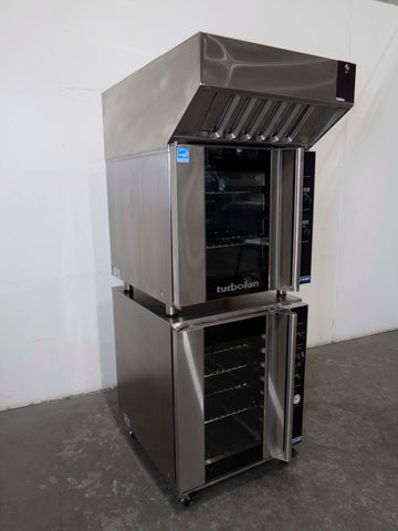 Turbofan E32D4/VH32/P8M Convection Oven with Ventless Condensing Hood and Electric Prover - 841300