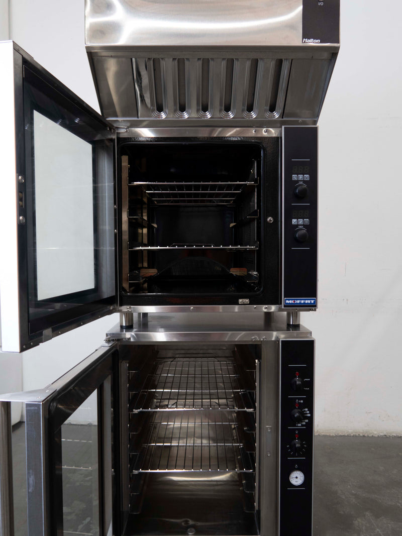 Turbofan E32D4/VH32/P8M Convection Oven with Ventless Condensing Hood and Electric Prover - 841300