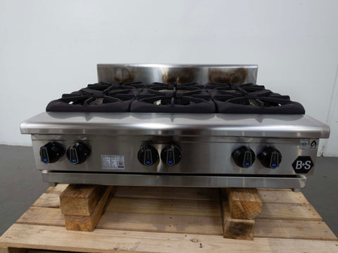 B&S BT-SB6 6 Burner Cooktop - 845582