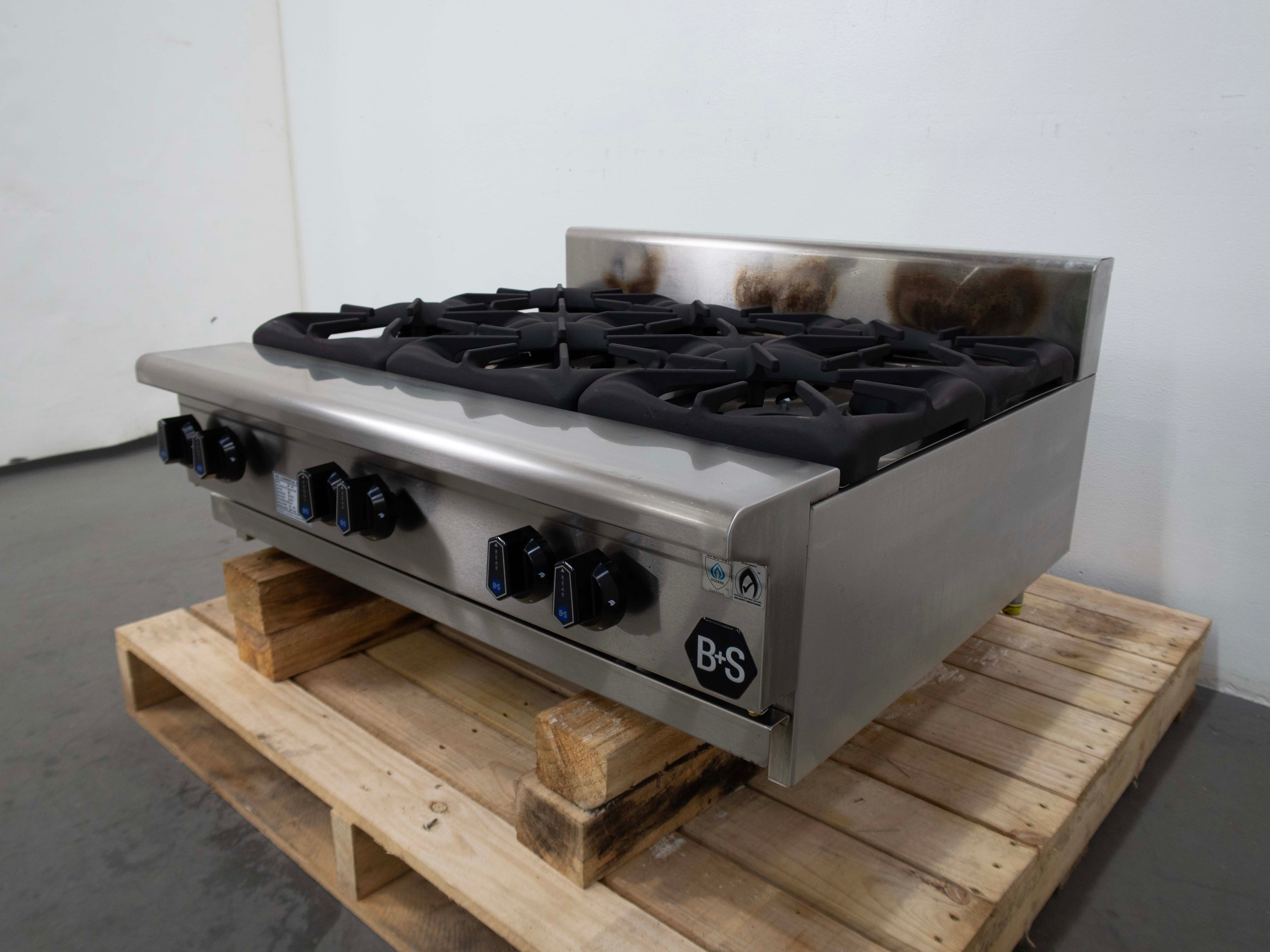 B&S BT-SB6 6 Burner Cooktop - 845582