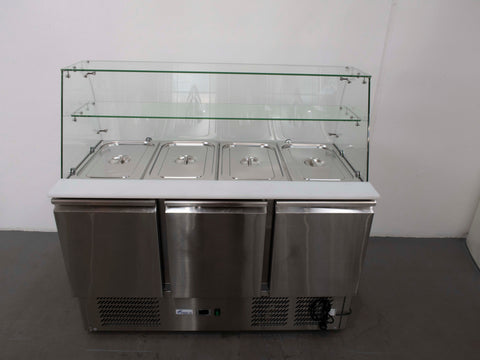 FED-X XS903GC Sandwich Prep Fridge - 851847