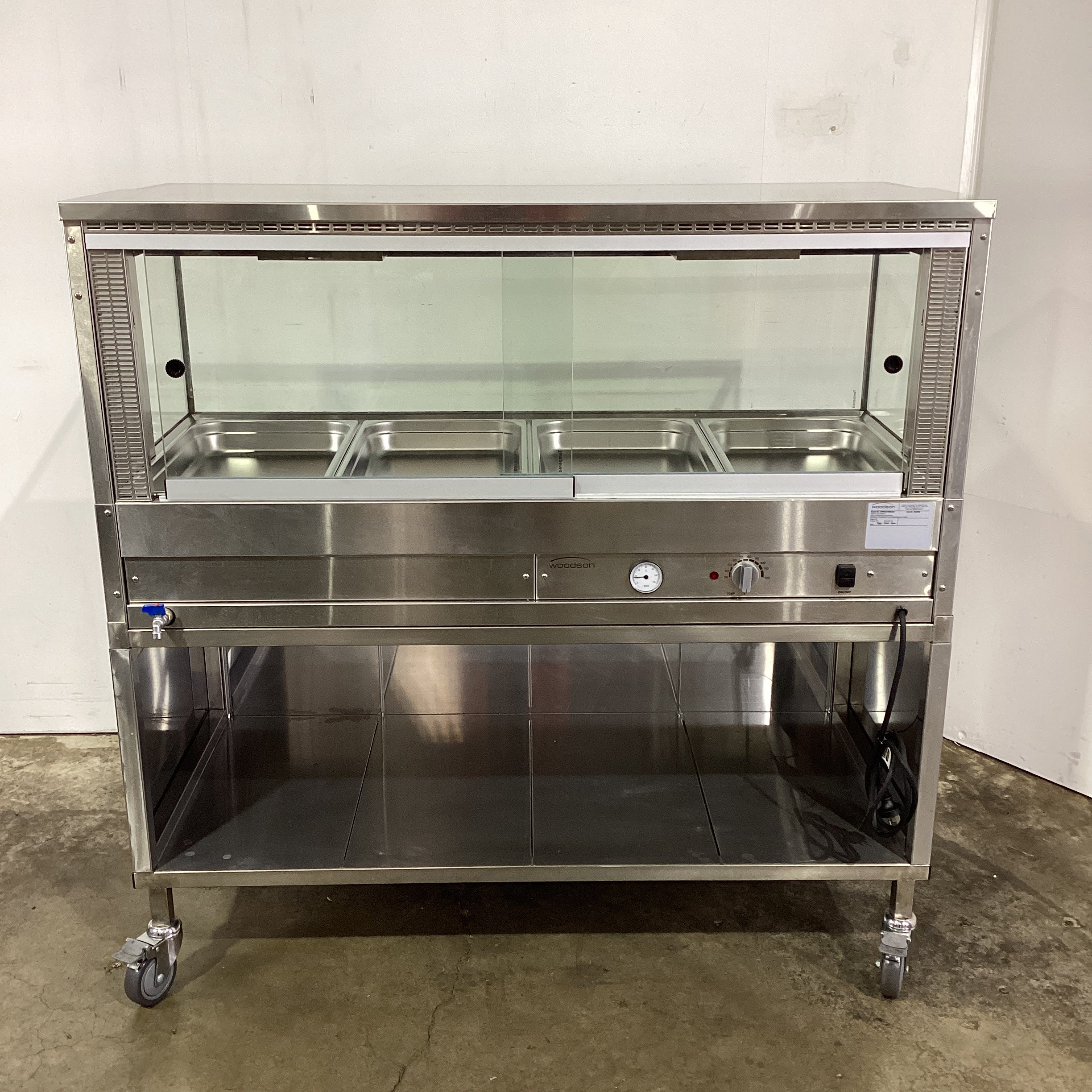 Woodson W.HFSQ24 Bain Marie + Trolley - 853969