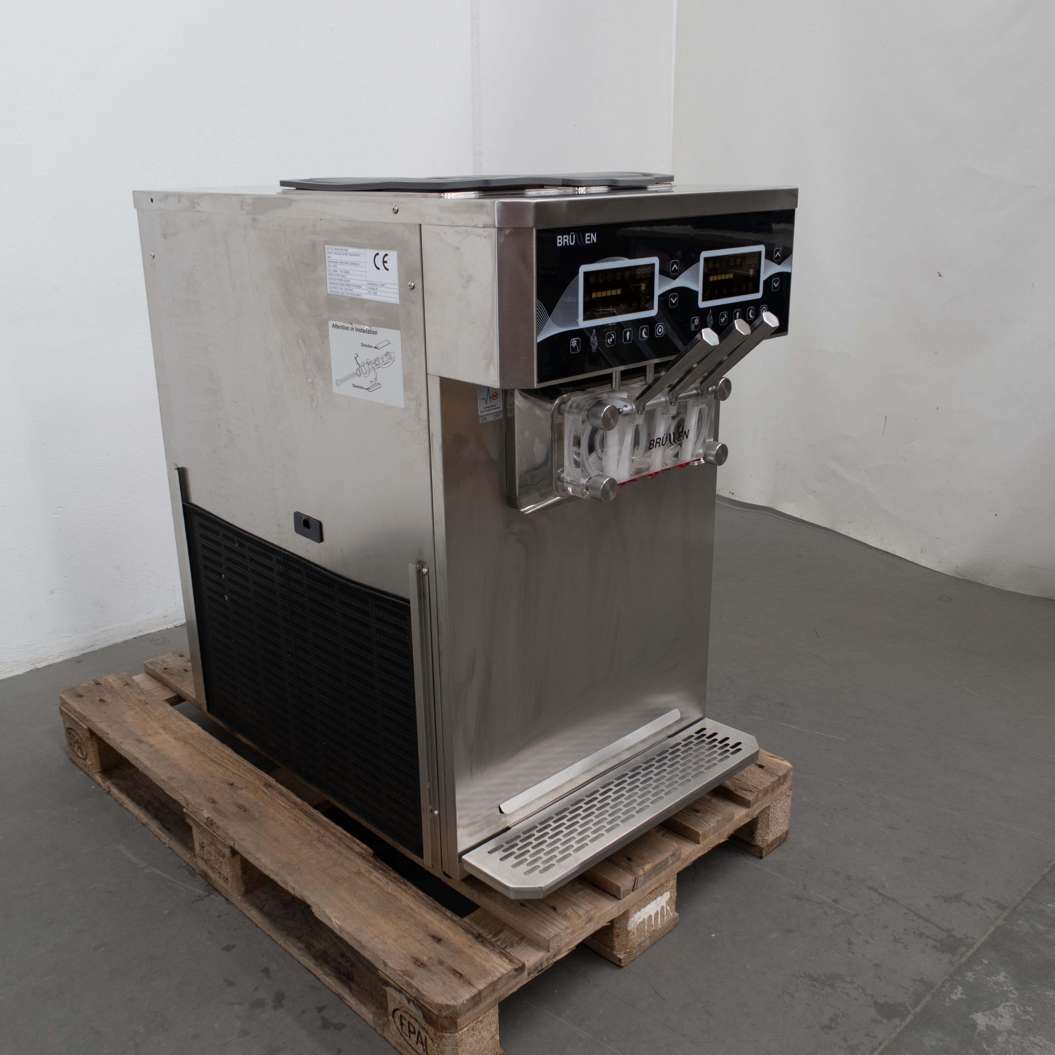 Brullen i26 Pro Twin Ice Cream Machine - 857353