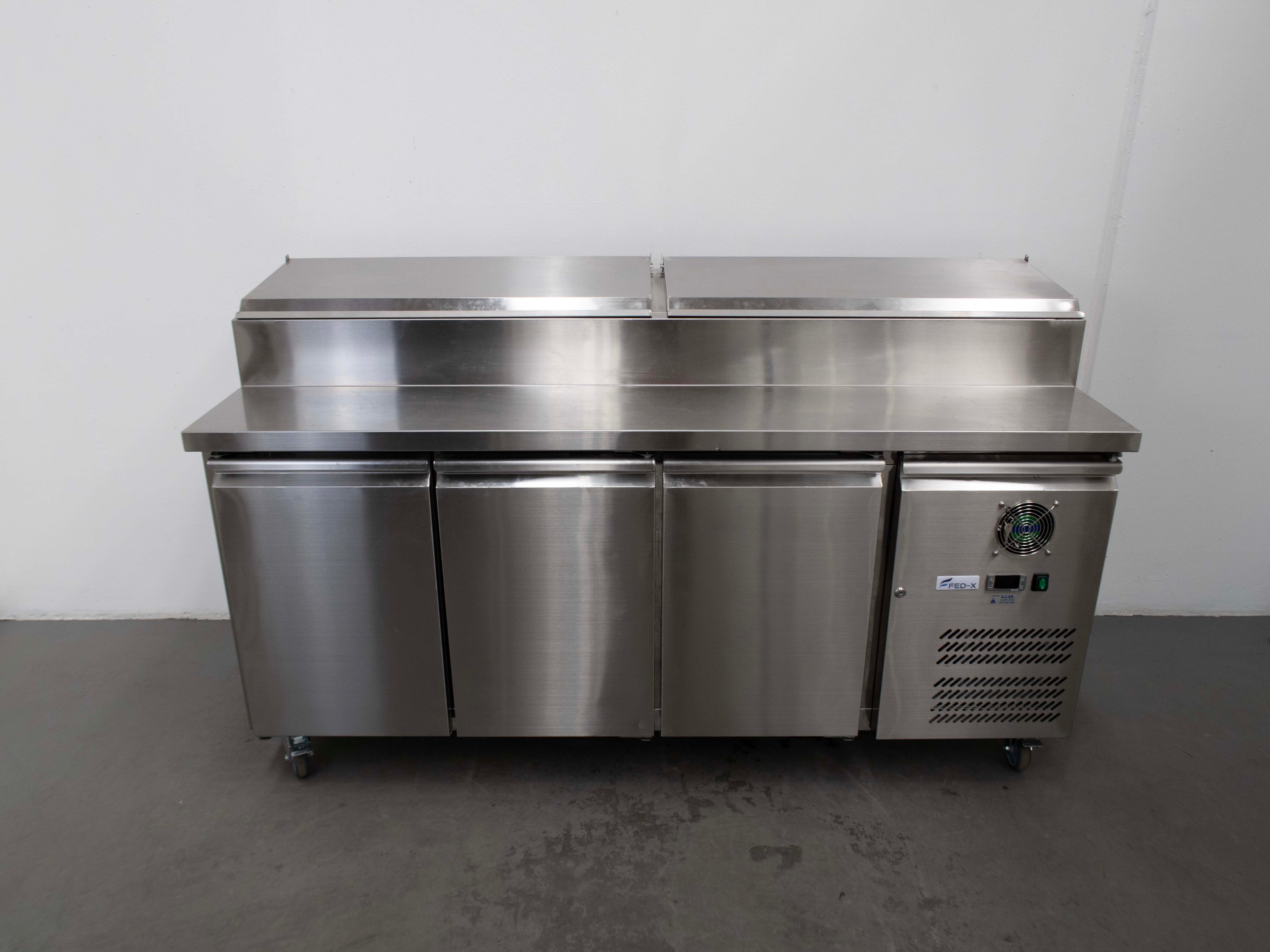 FED-X XSS7C18S3V Pizza Prep Bench - 858442