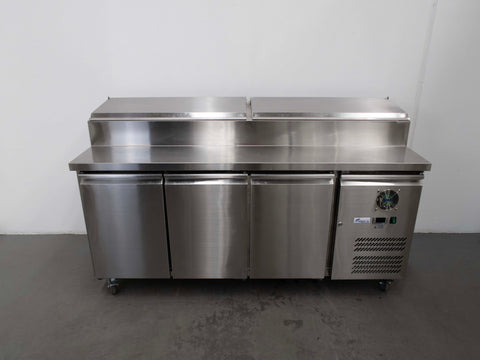 FED-X XSS7C18S3V Pizza Prep Bench - 858442