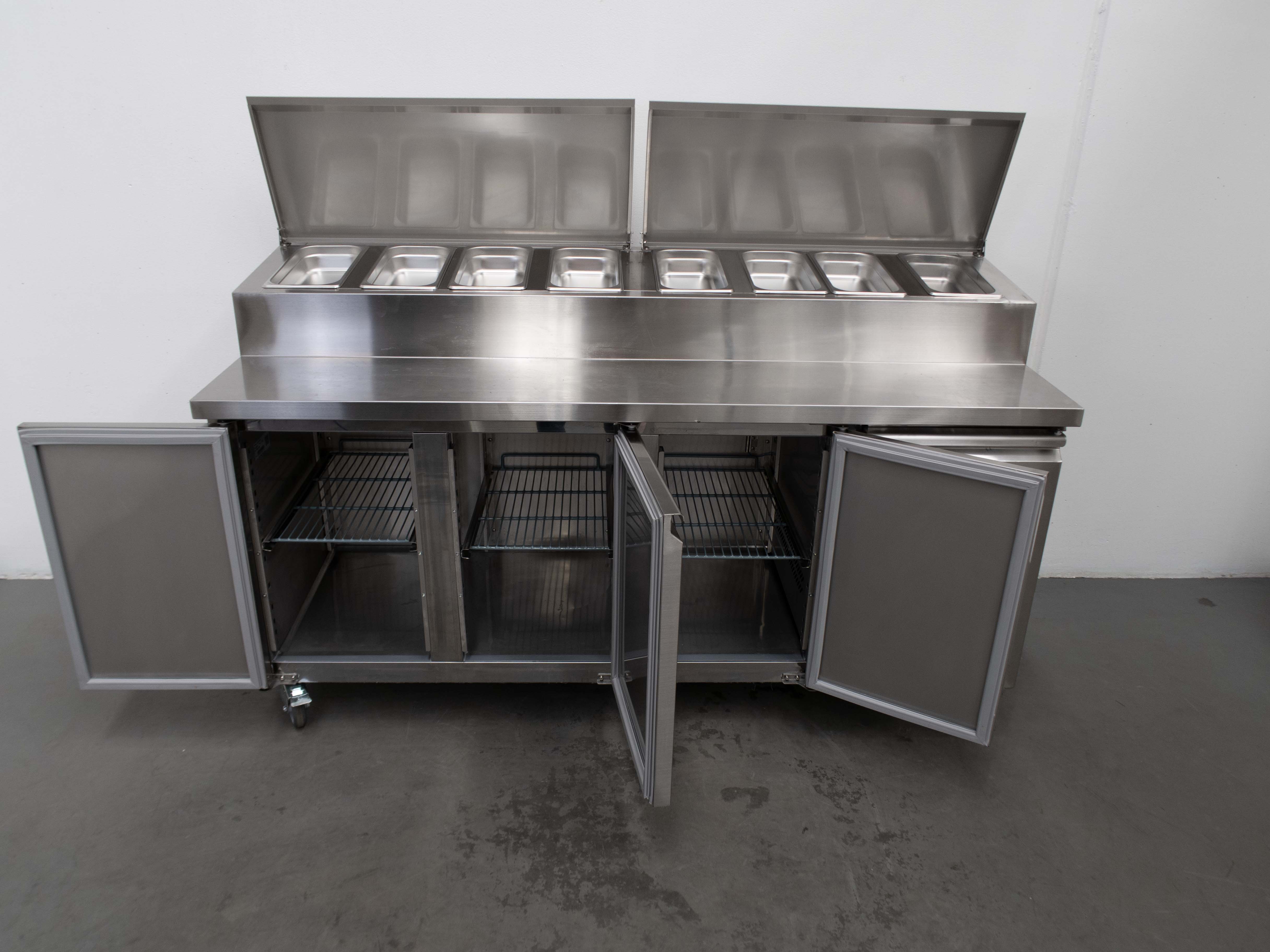 FED-X XSS7C18S3V Pizza Prep Bench - 858442