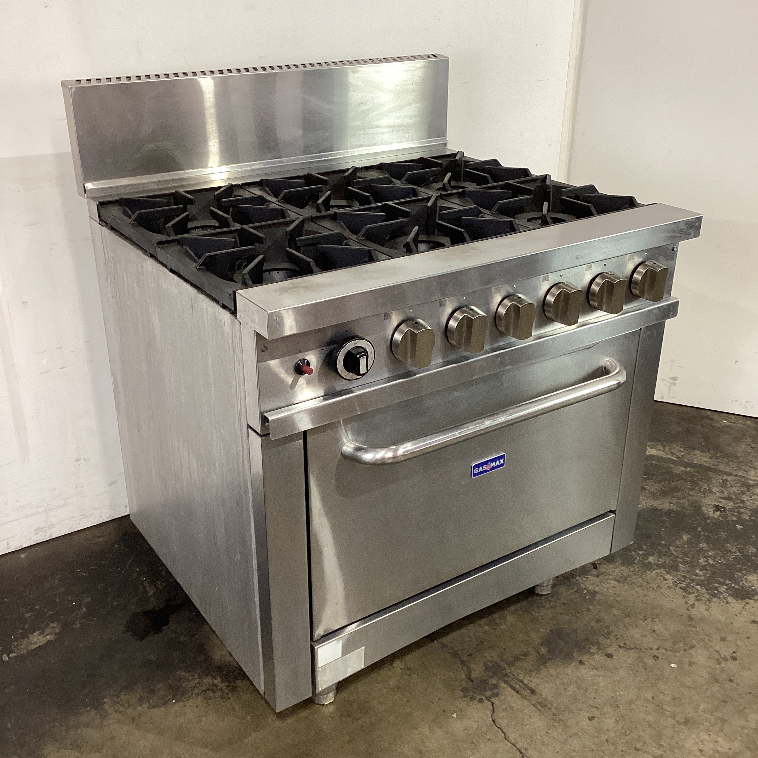Gasmax GBS6TS 6 Burner Range Oven - 862323
