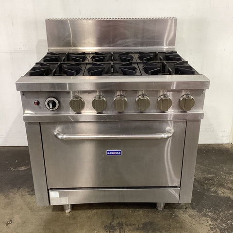 Gasmax GBS6TS 6 Burner Range Oven - 862323
