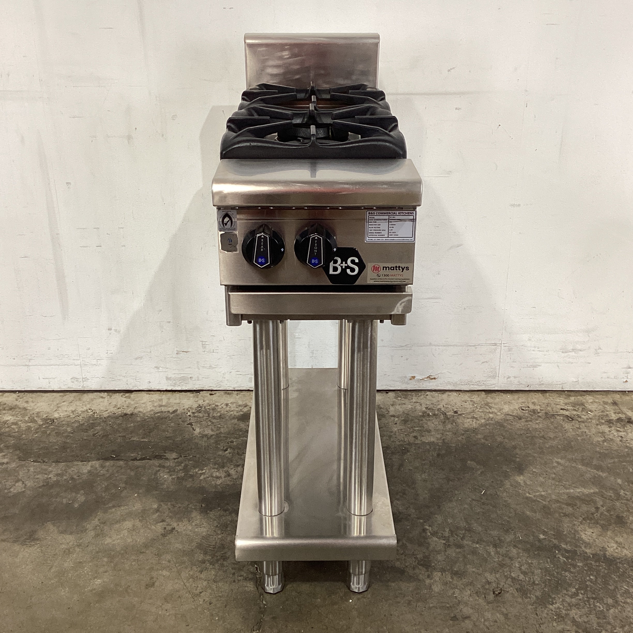 B&S BT-SB2 2 Burner Cooktop - 862901