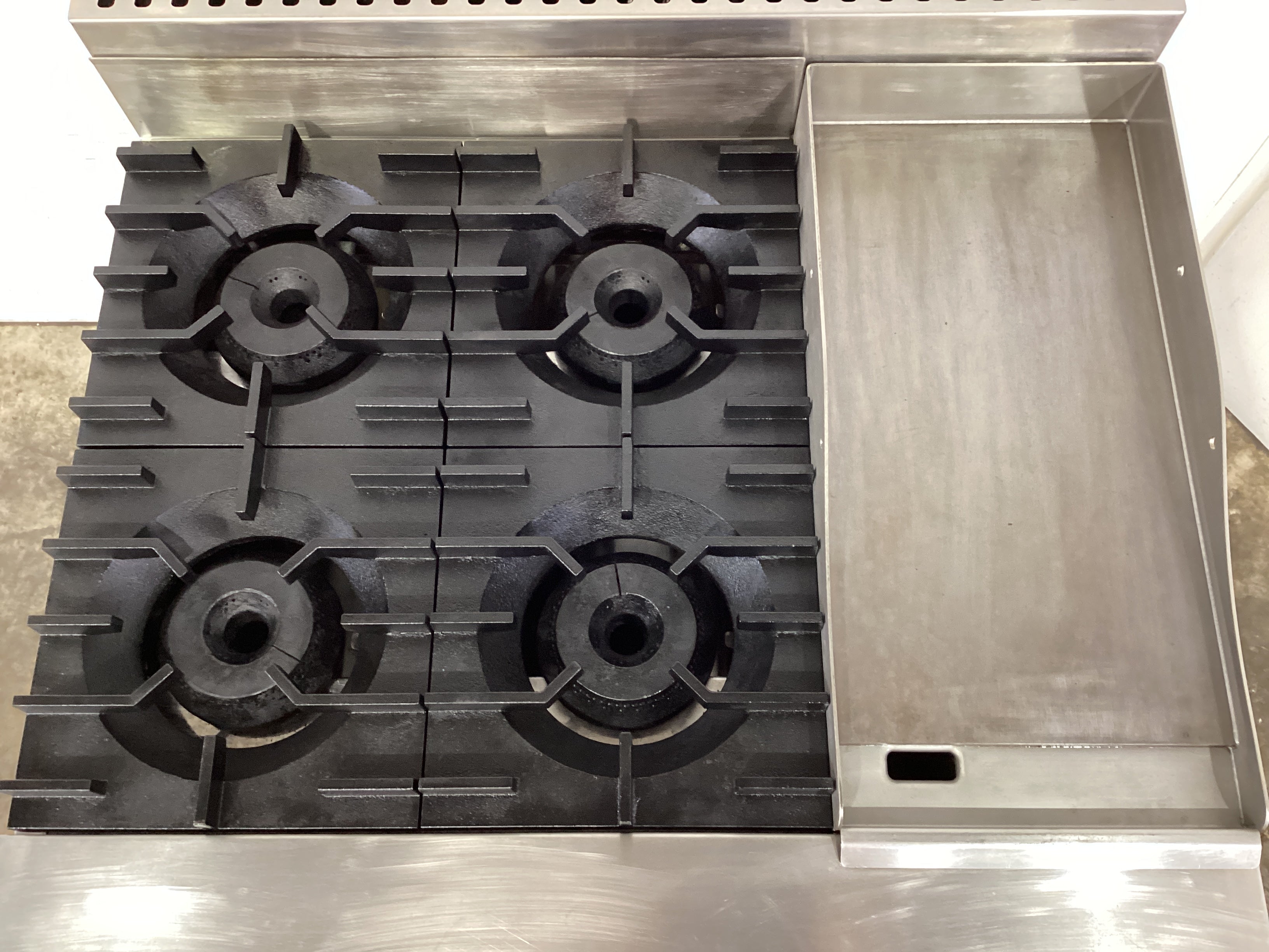 B&S KOV-SB4-GRP3 4 Burner Range Oven - 865643