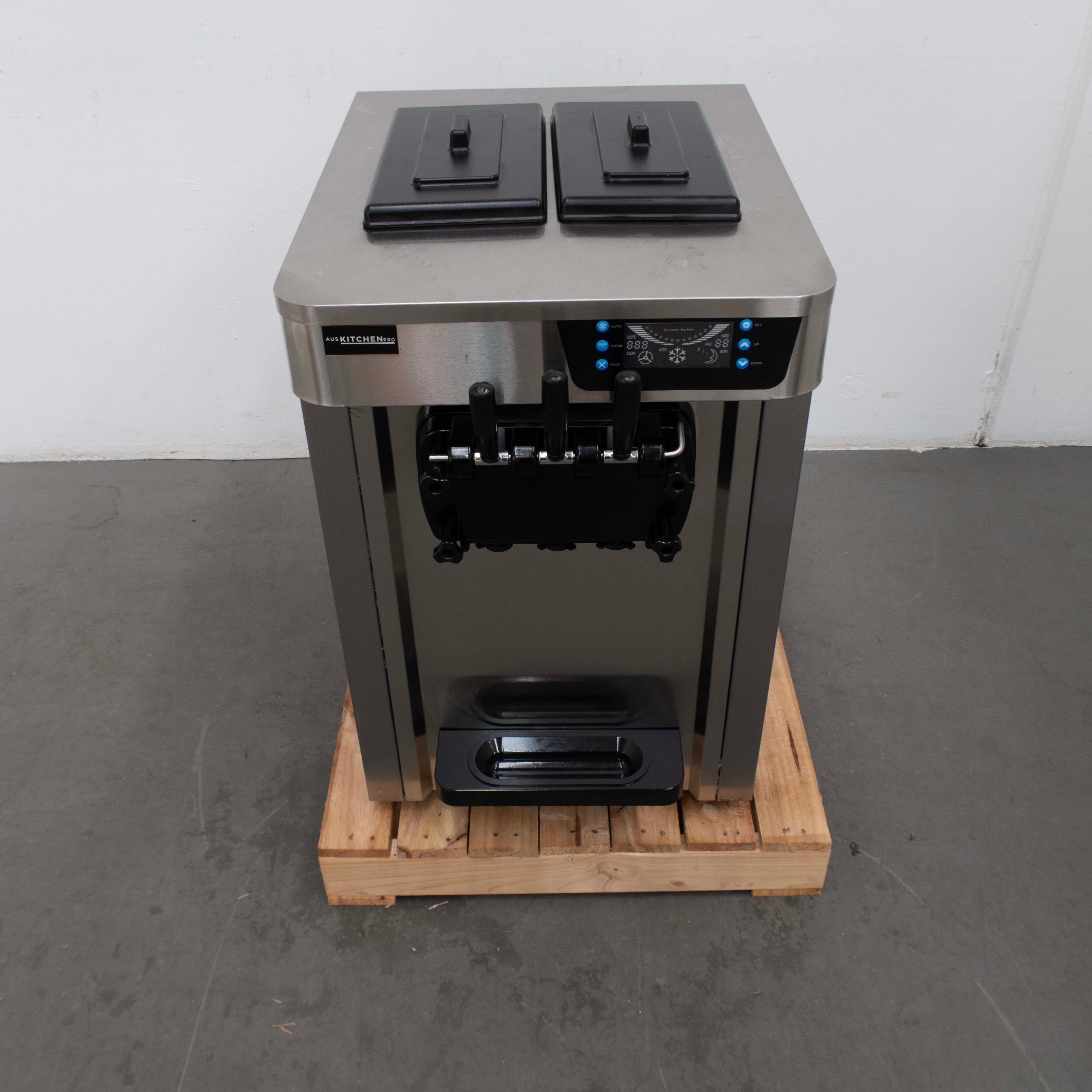 Aus Kitchen Pro AUSKPSS22AB Soft Serve Ice Cream Machine - 868893