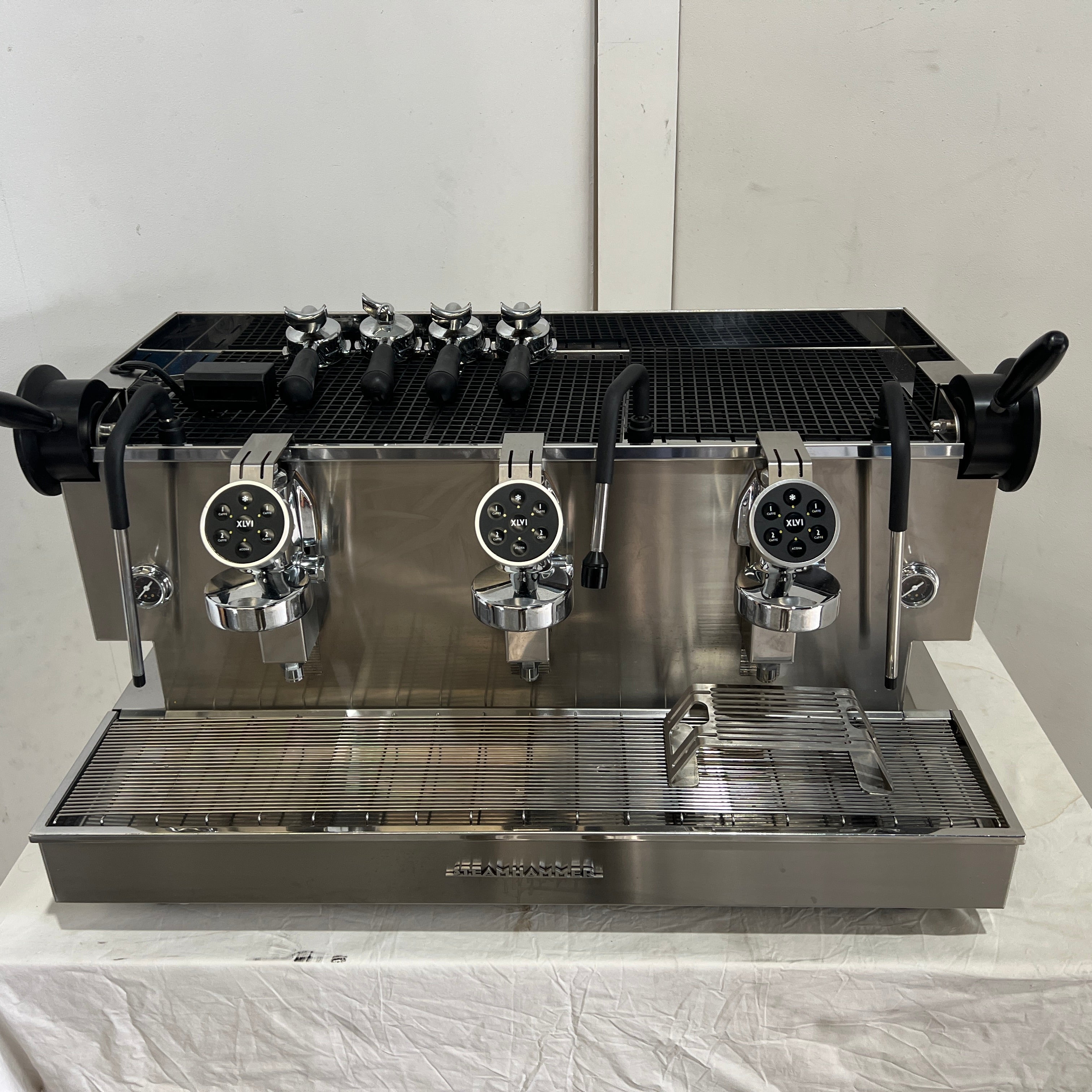 XLVI Steamhammer 3 Group Elettronica P+L Coffee Machine - 870709
