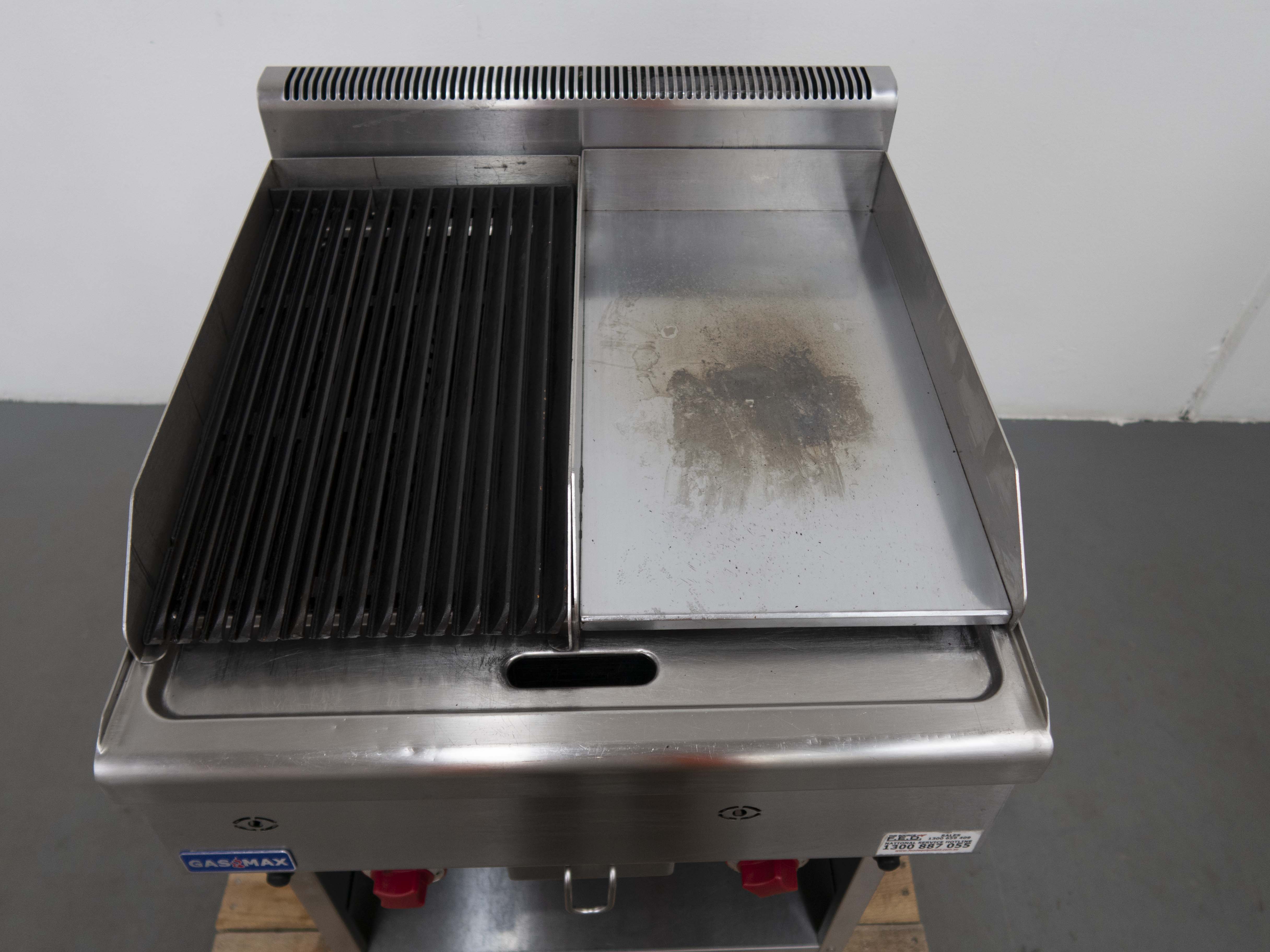 Gasmax JUS-TRGH60 Char Grill + Griddle - 874250