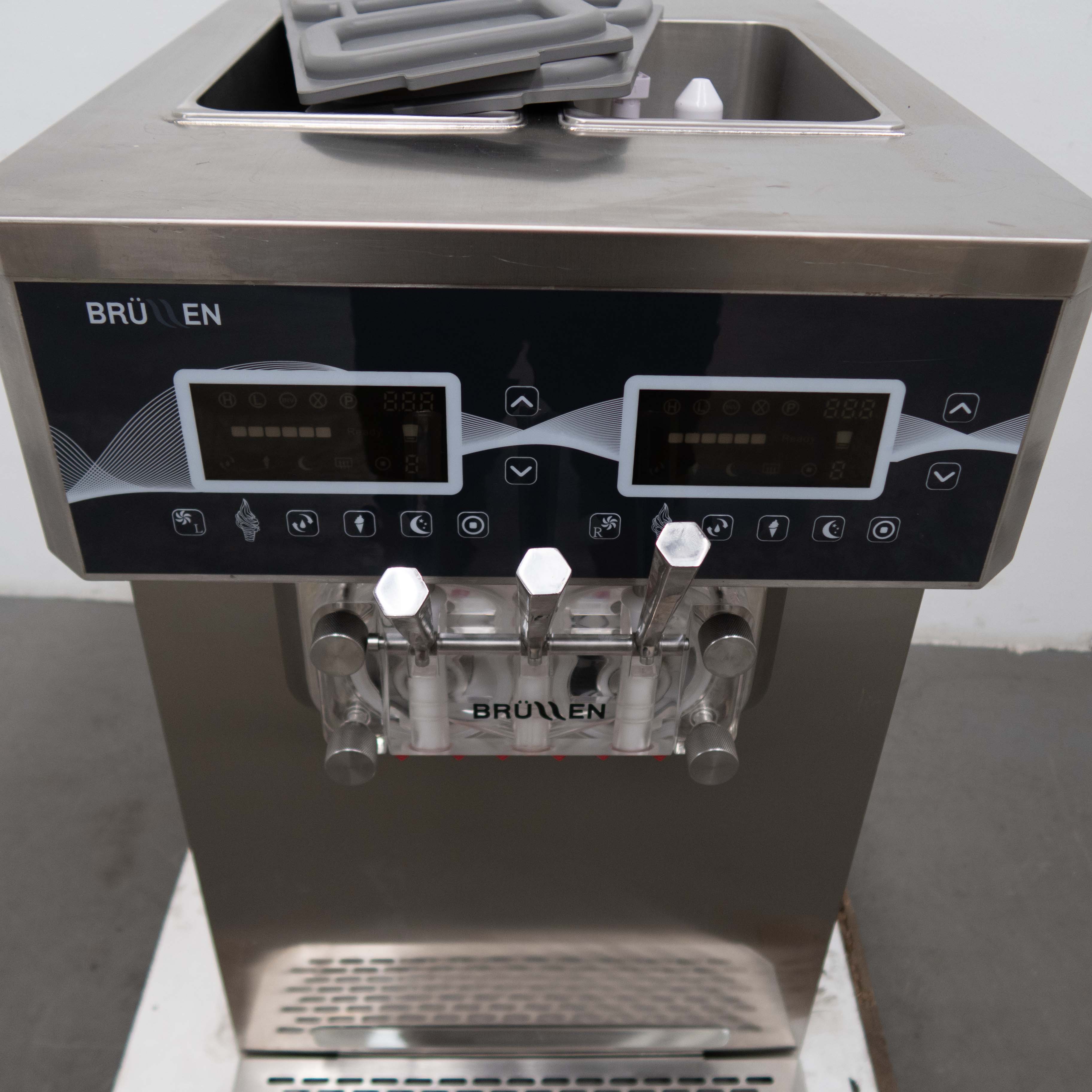 Brullen i26 Pro Twin System Gravity Feed Ice Cream Machine - 876612