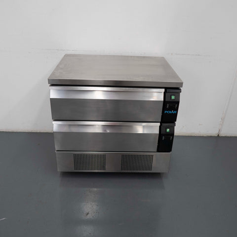 Polar DA996-A 2 Drawer Counter Fridge Freezer - 878624