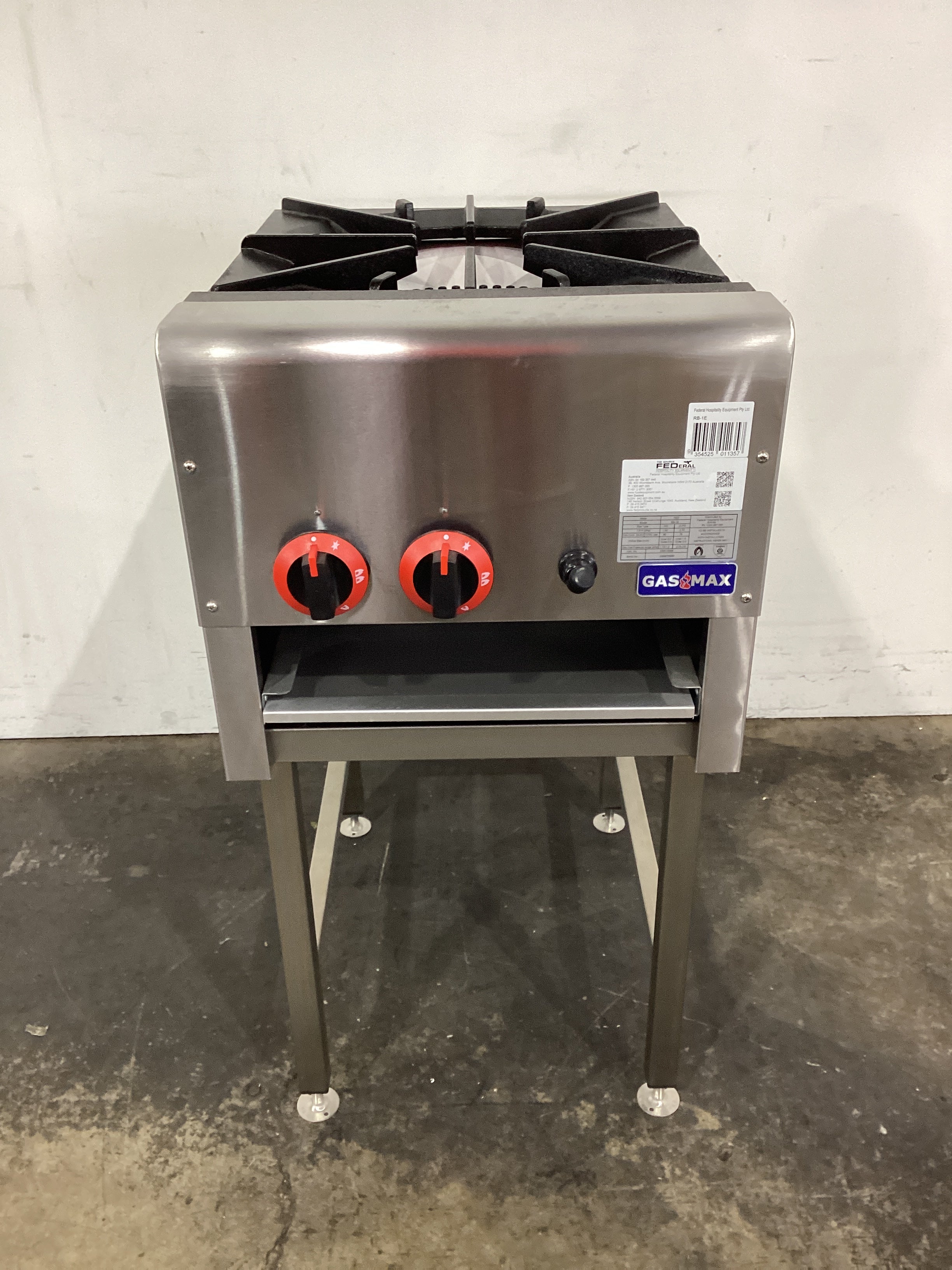FED Gasmax RB-1E Dual Ring Single Burner Single Hob - 881078