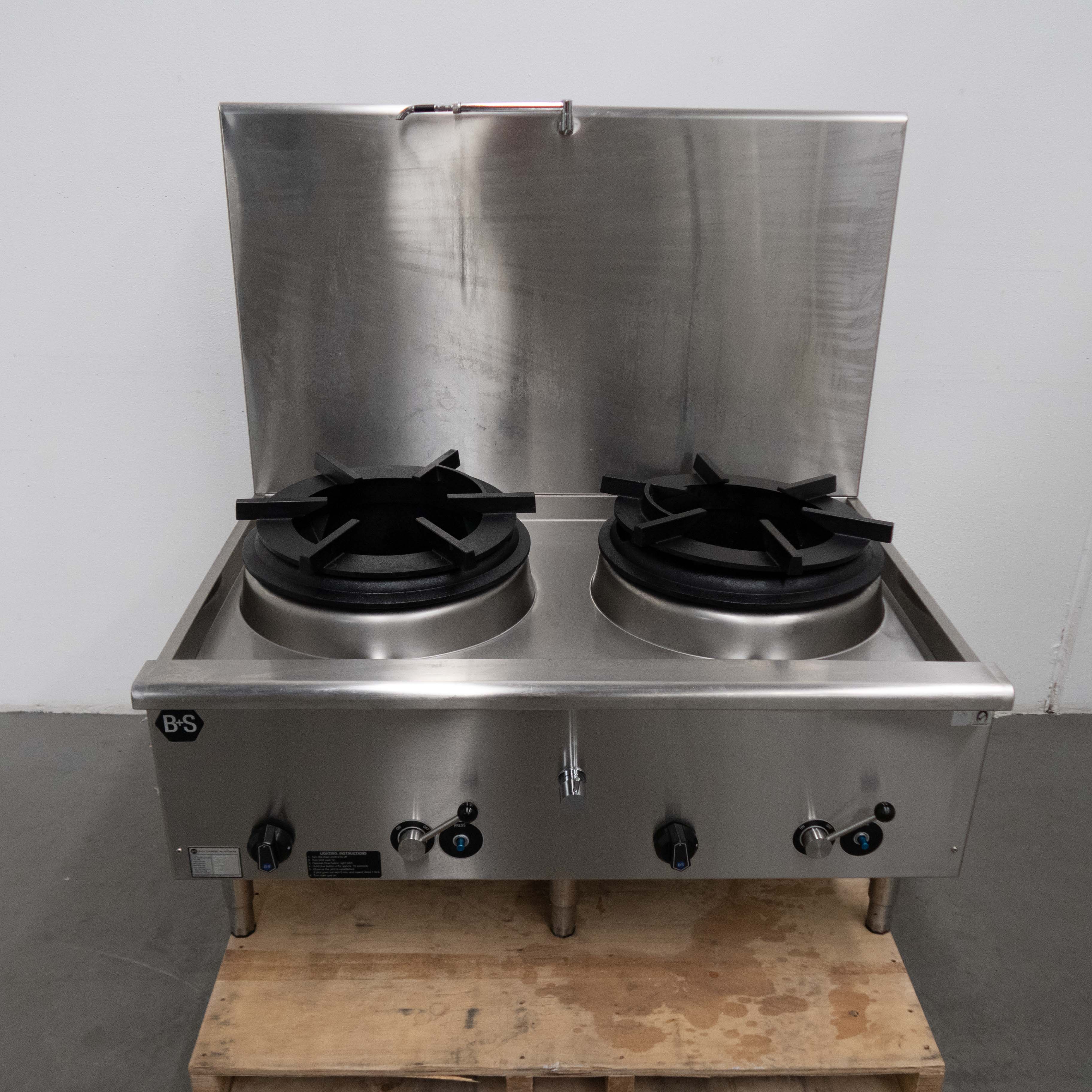 B&S UFWWSPD-2 2 Hole Wok Table - 886682