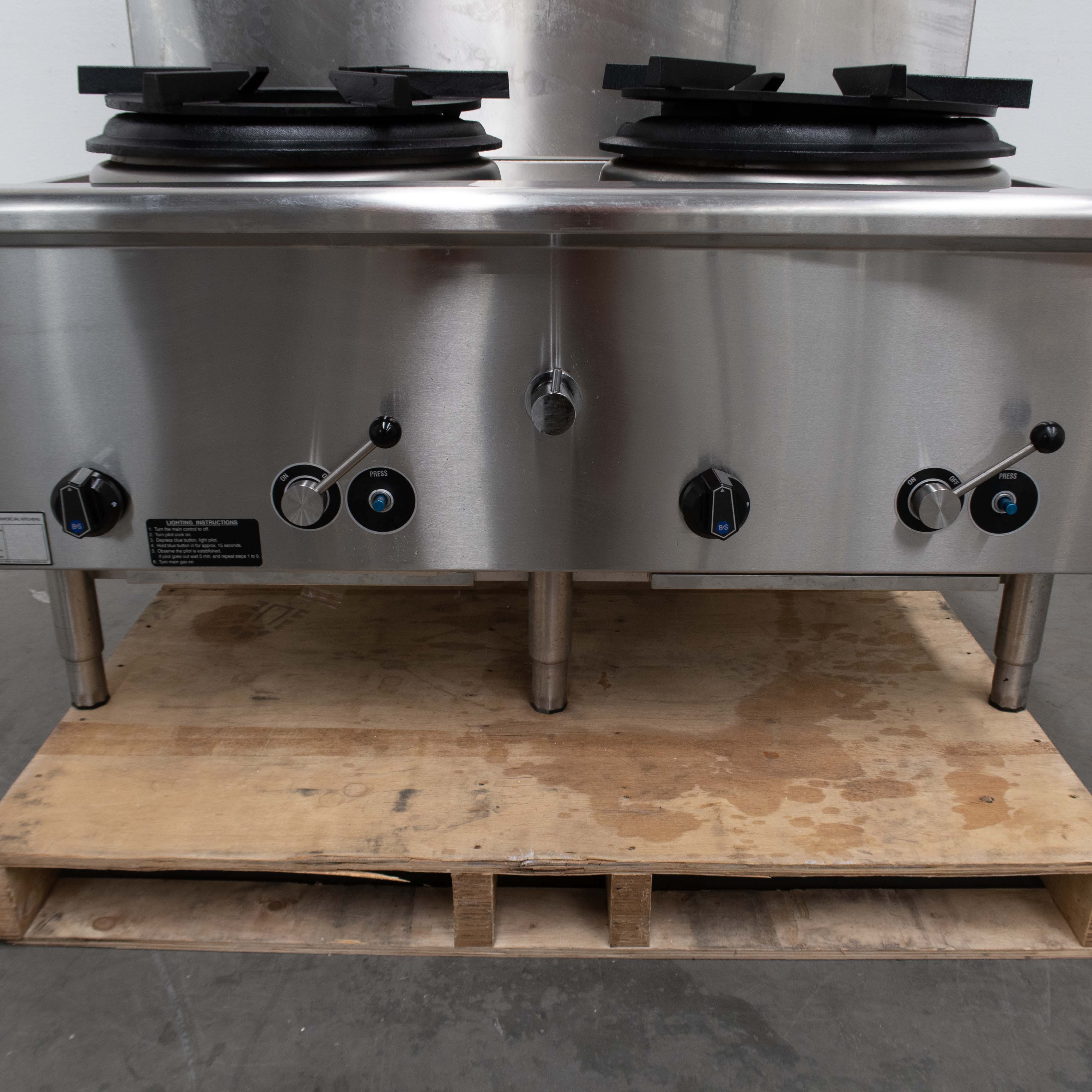 B&S UFWWSPD-2 2 Hole Wok Table - 886682