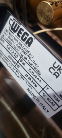 Wega EVD./2-RO 2 Group Coffee Machine - 887001