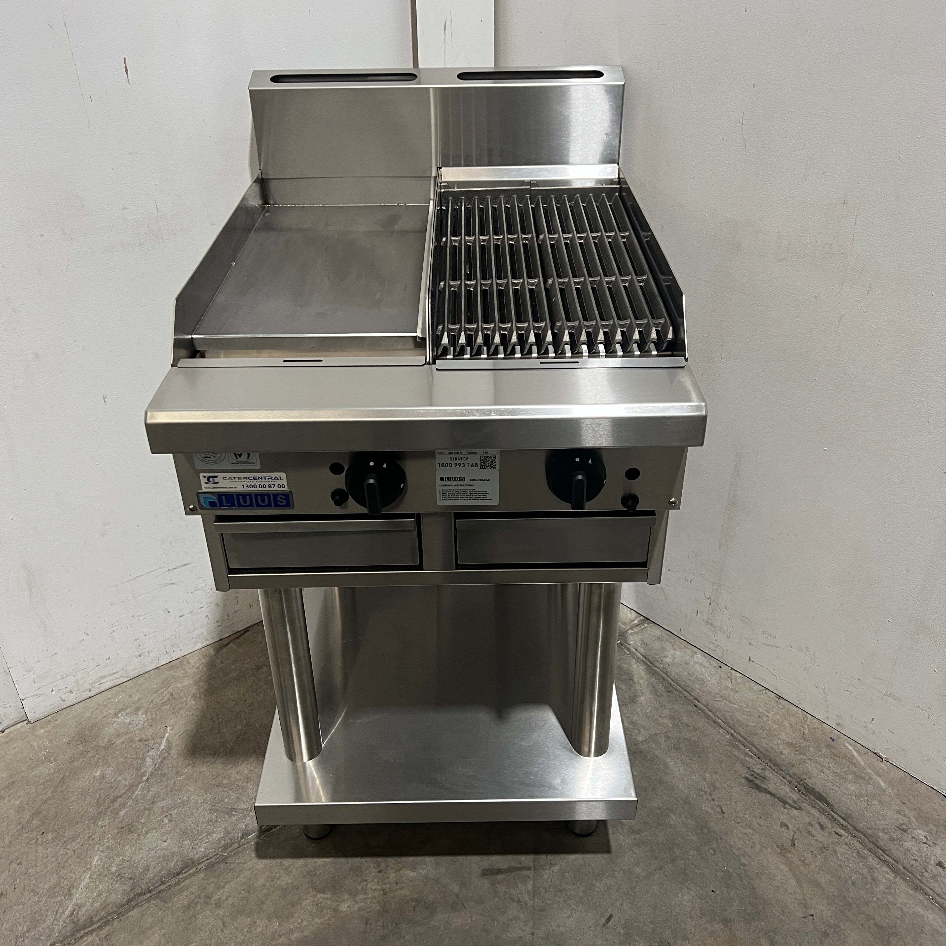 Luus CS-3P3C Griddle + Char Grill - 888481