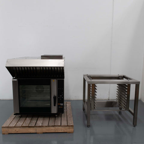 Hobart CME6 Combi Oven with Hood + Stand - 890512