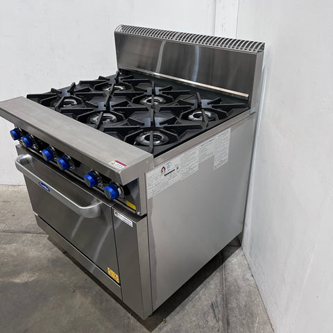 Cookrite AT80G6B-O 6 Range Oven - 891895