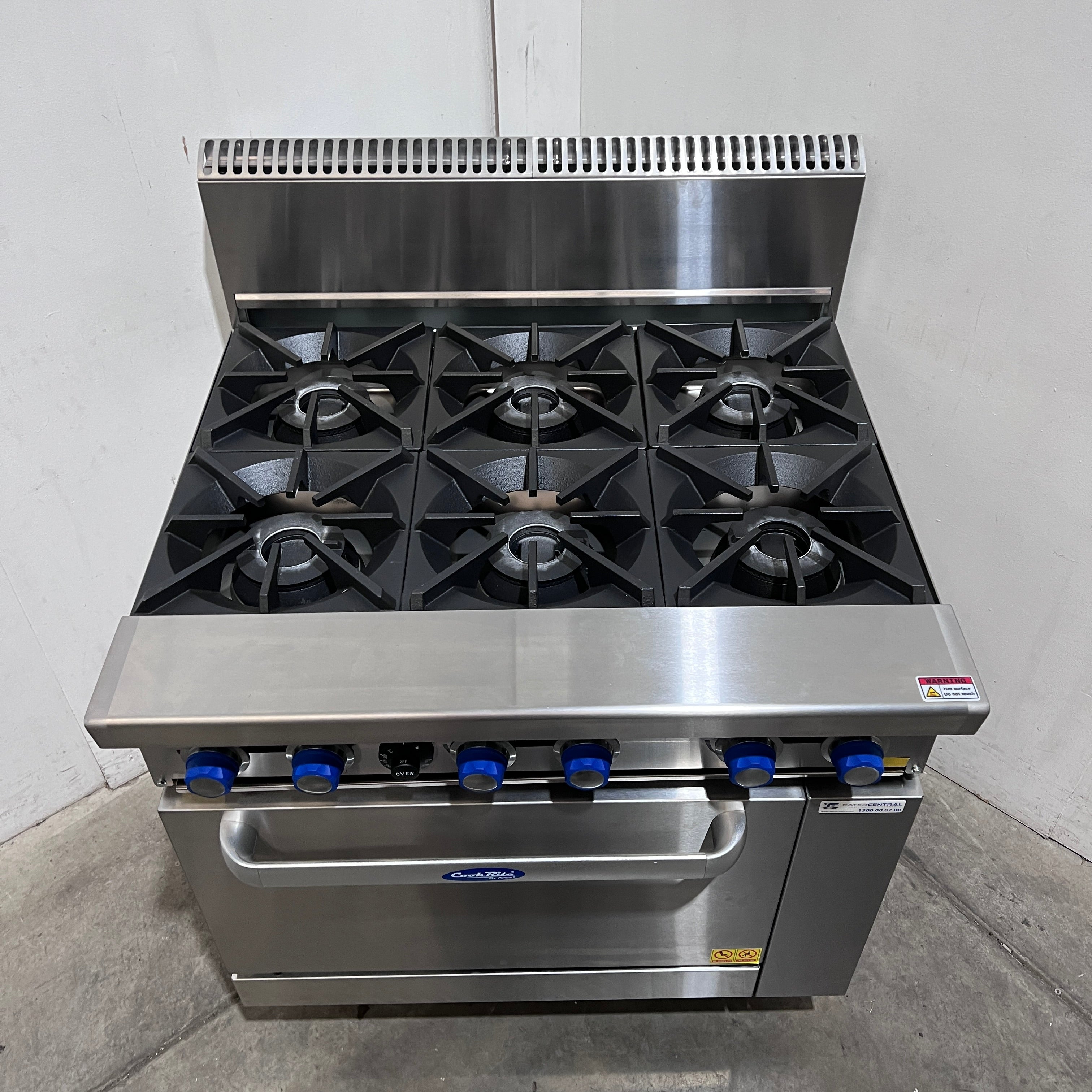 Cookrite AT80G6B-O 6 Range Oven - 891895
