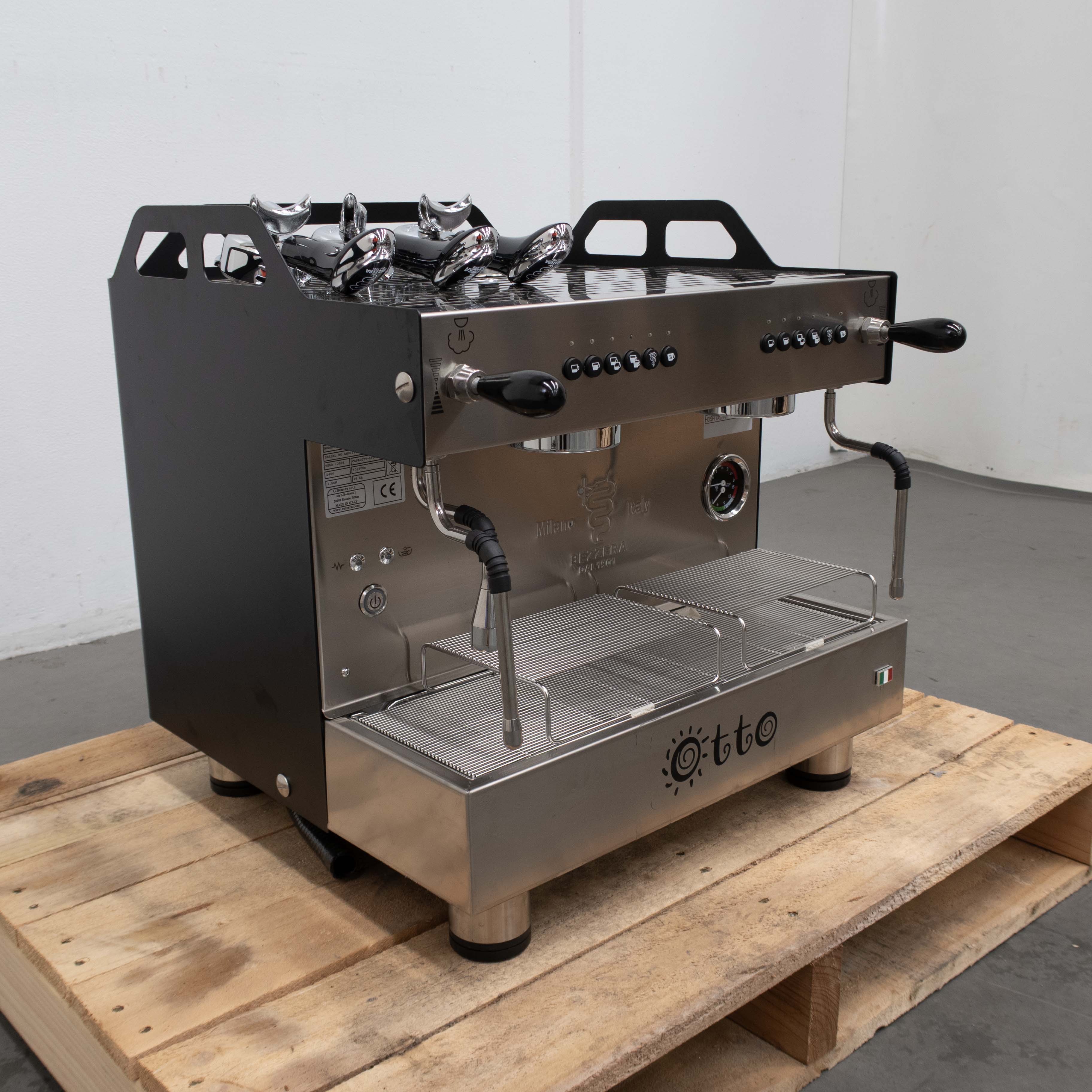 Bezzera Otto Compact De Electronic 2 Group Volumetric Coffee Machine - 893811