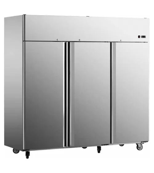 Snow Village Stainless Steel Triple Door Fridge GNR2090L3
