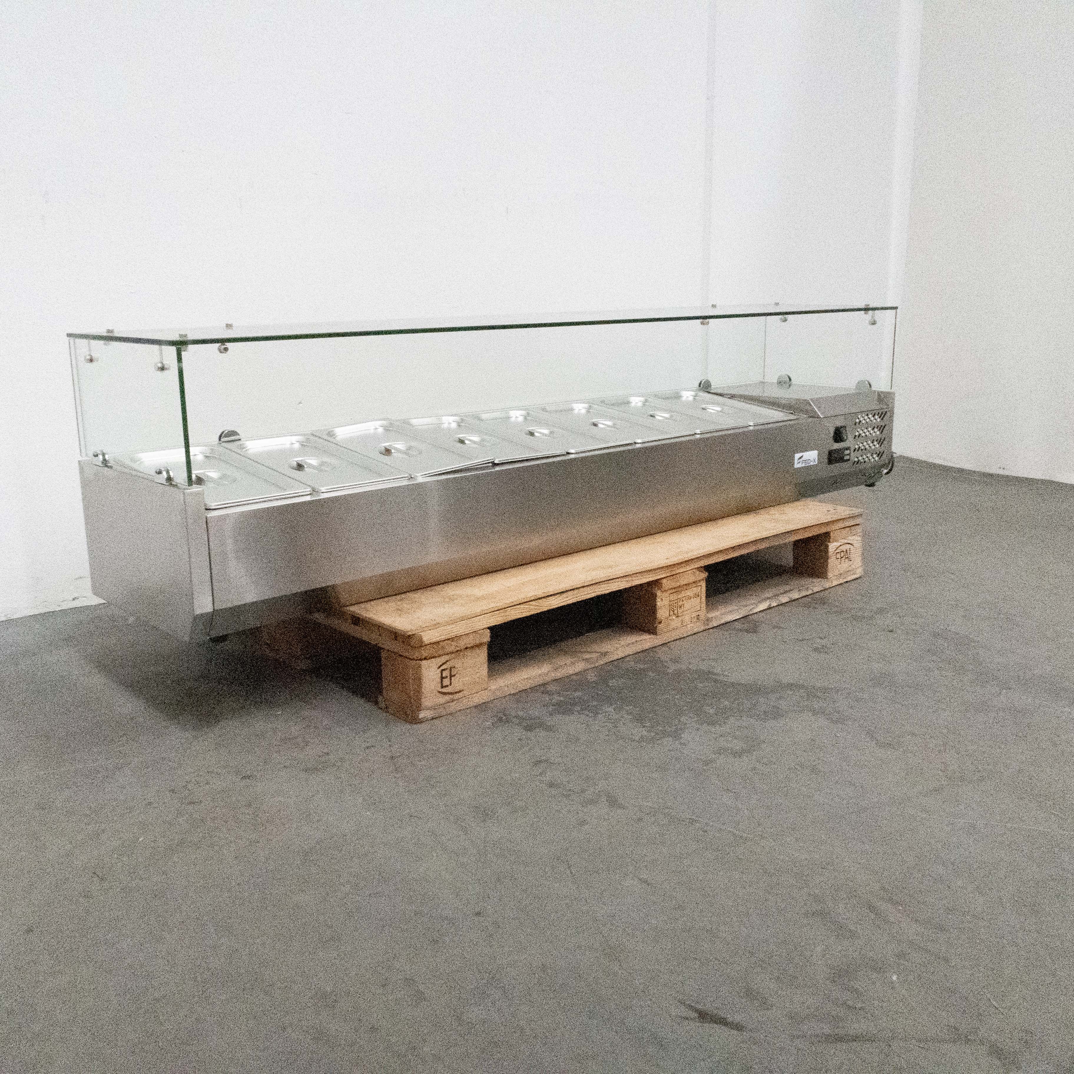 FED-X XVRX1800-380 Counter Top Cold Food Display - 909127