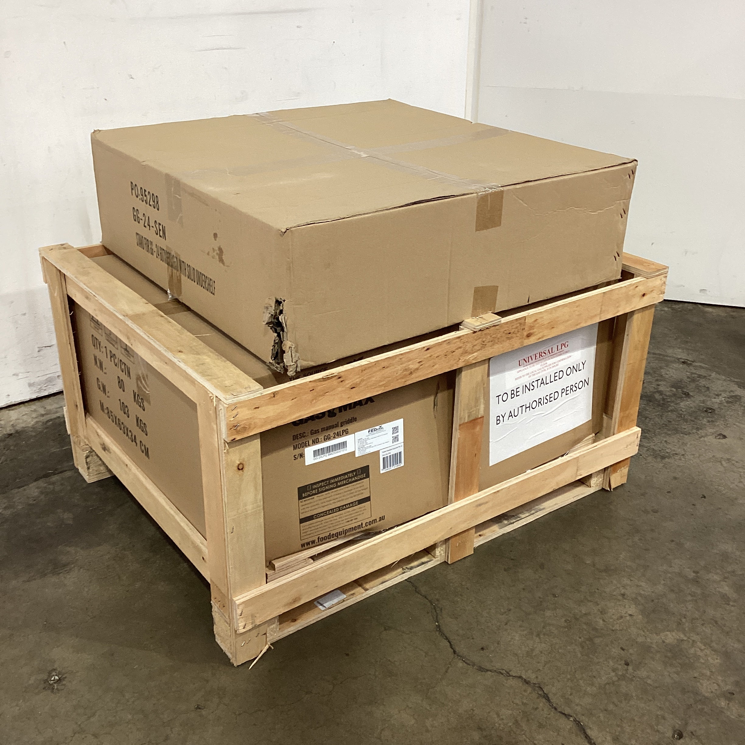 Gasmax GG-24LPG 2 Burner Griddle - 915148