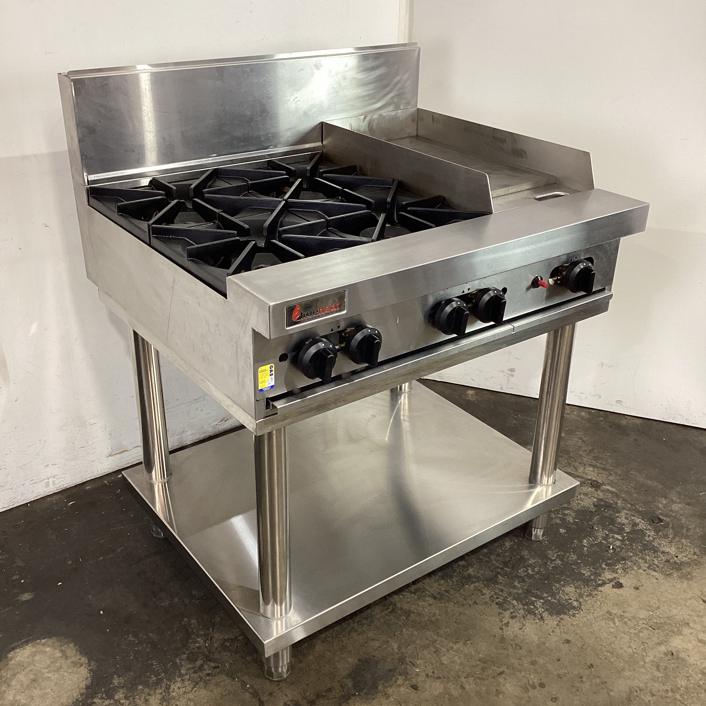 Trueheat RCT9-4-3G Open Burner Griddle + Stand - 923094