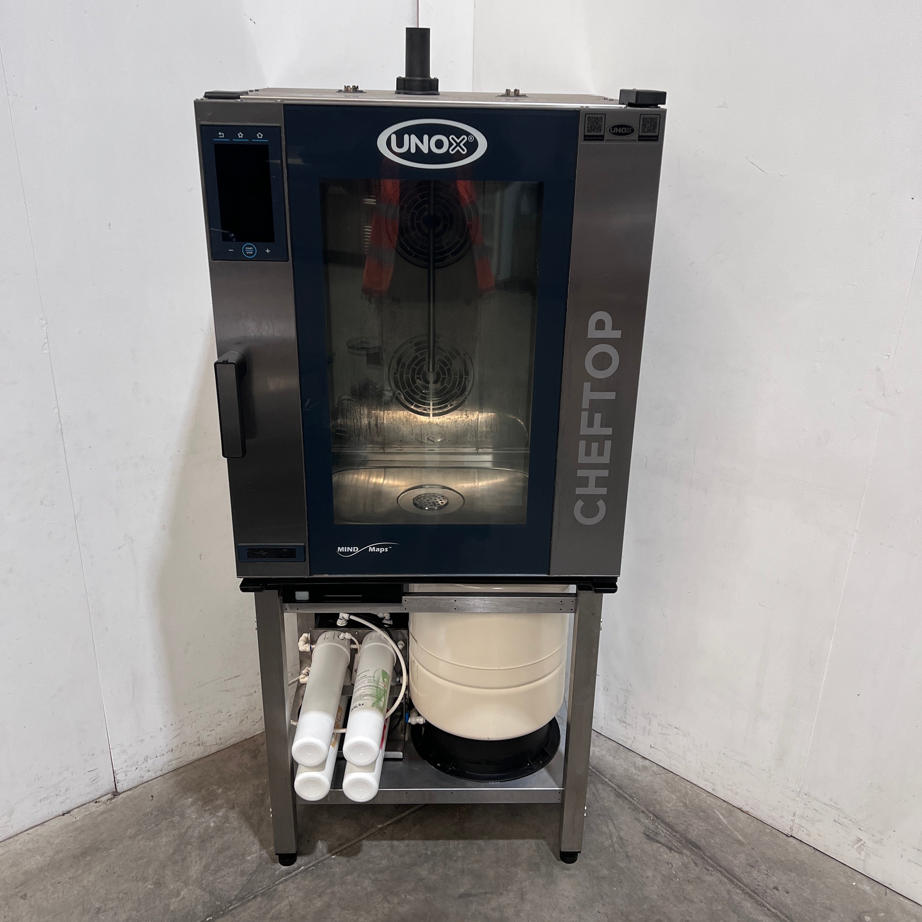 Unox EXVC-1011-GPRM-MS Combi Oven with Stand & Reverse Osmosis System - 929050