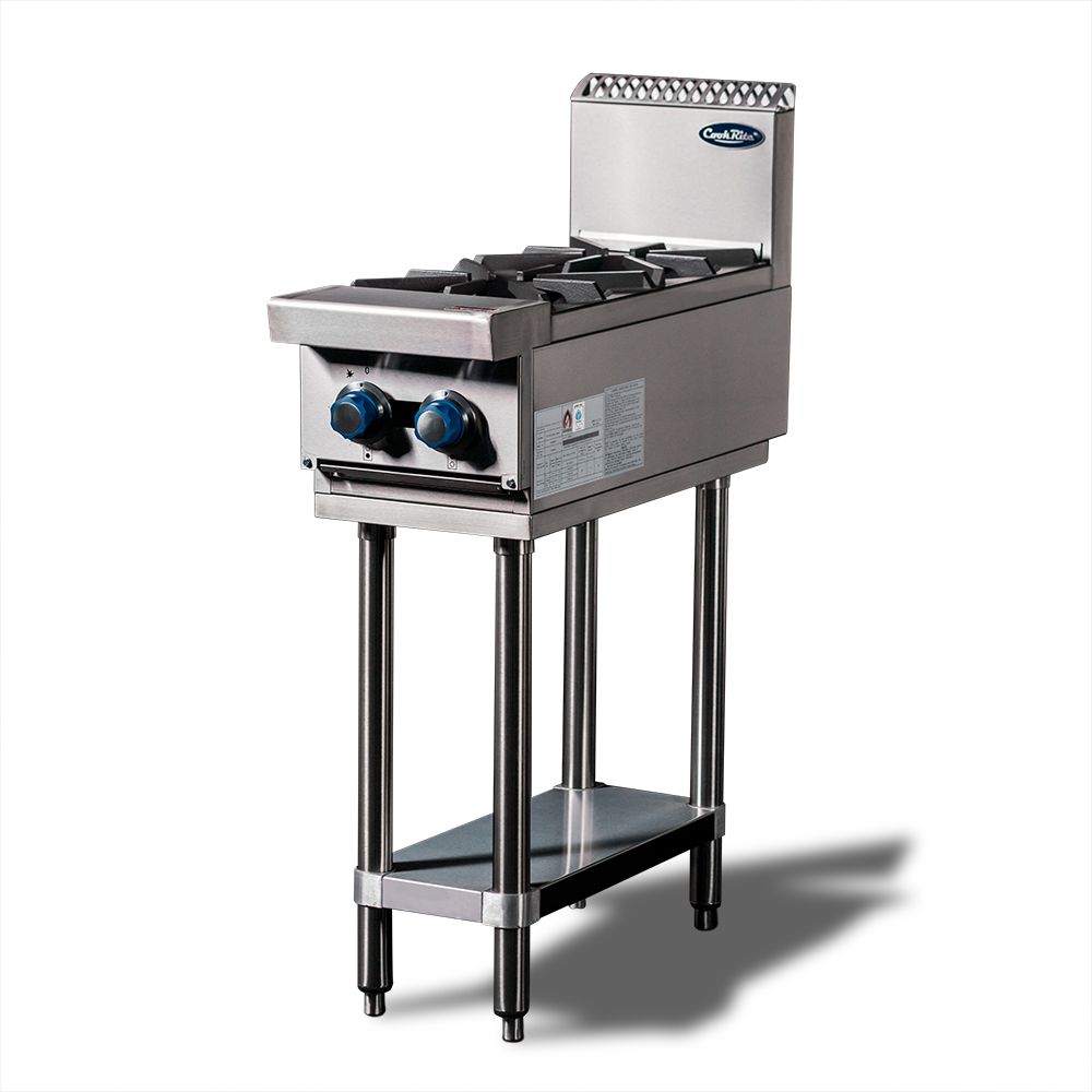 Spring Cook Top Cookrite AT80G2B-F 2 Burner Cook Top - Natural Gas/LPG