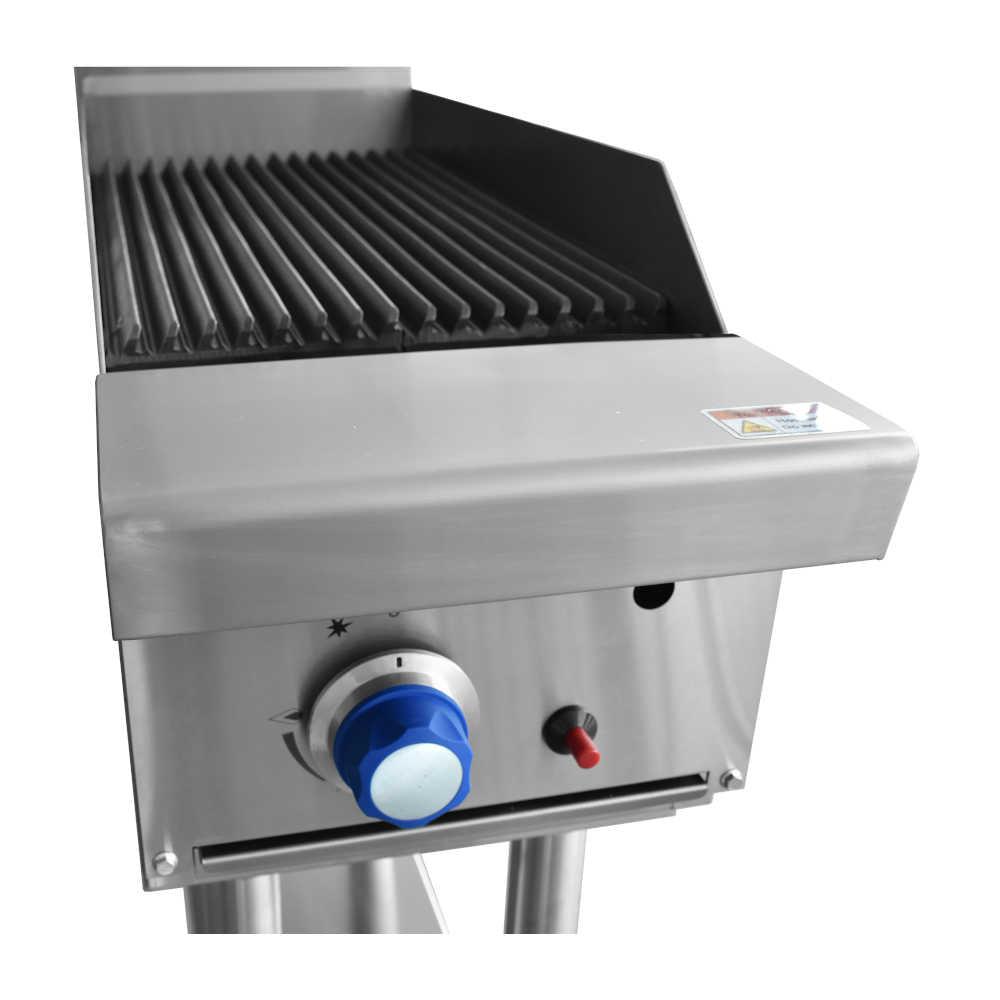 CookRite Single Burner Radiant Chargrill - 300MM width - LPG