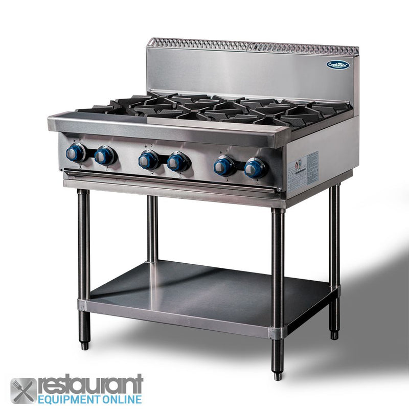 CookRite 6 Burner Cook Top NG