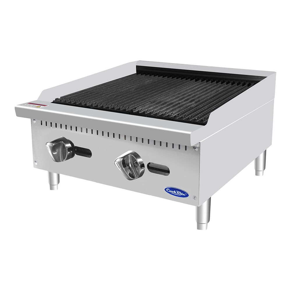 Cookrite 610mm LPG Char-Rock Broiler ATCB-24-LPG