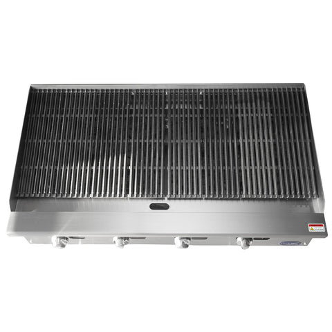 Cookrite ATCB-48 1220mm Char-Rock Broiler - Natural Gas/LPG
