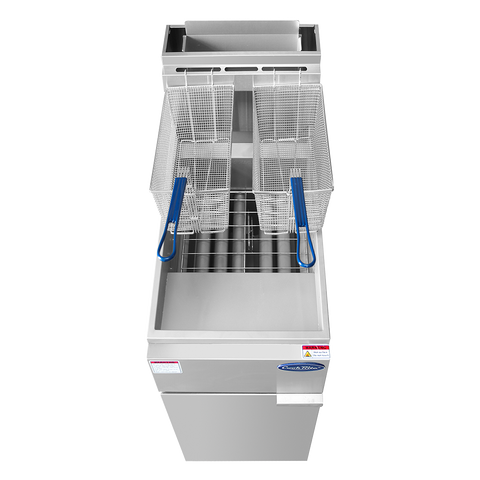 Cookrite 84Mj/h 3 Tubes Gas Deep Fryer LPG ATFS-40-LPG