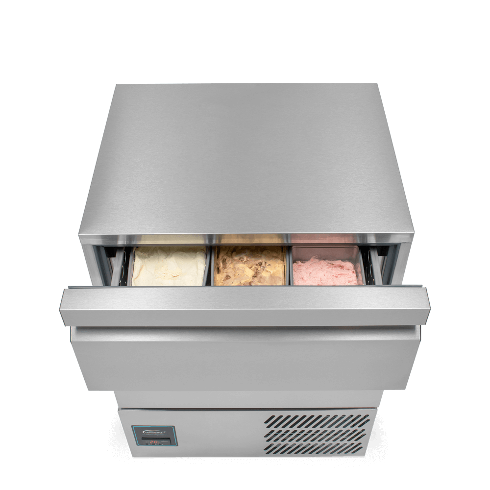 Williams Aztra Hydrocarbon - Two drawer stainless steel under counter fridge HAZ5UCSSDR2-HC