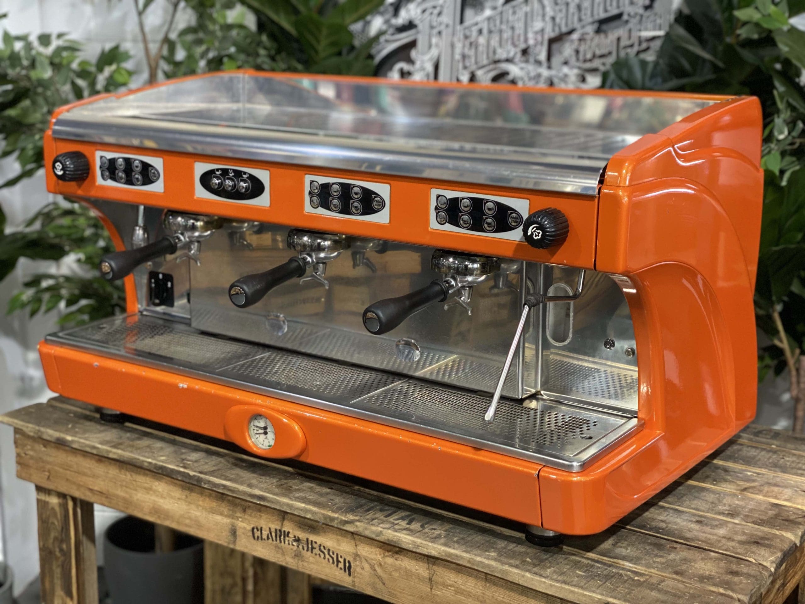 Astoria Calypso - 3 Group Commercial Espresso Machine - Orange