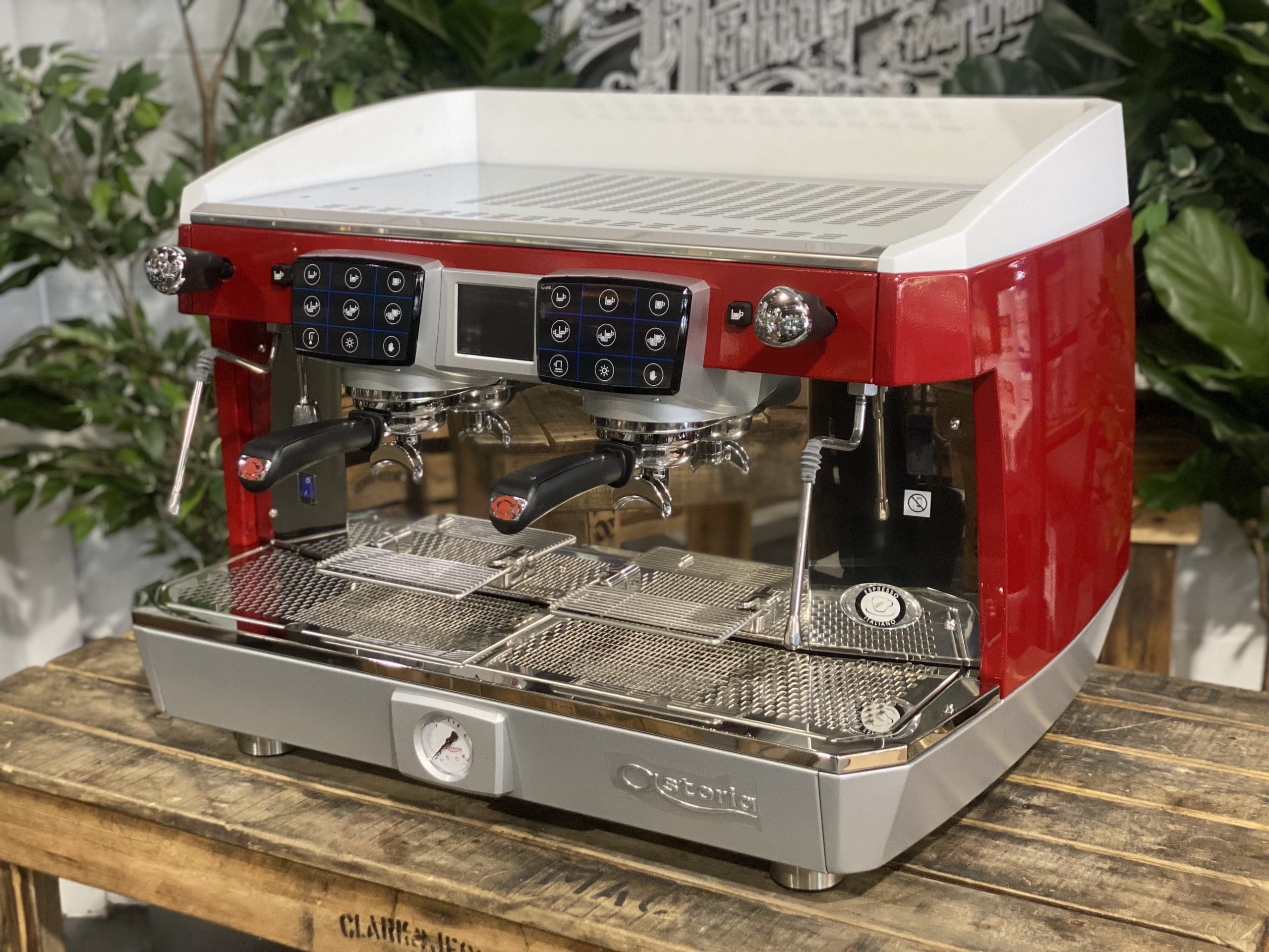 Astoria Core 600 - 2 Group Commercial Espresso Machine - Red