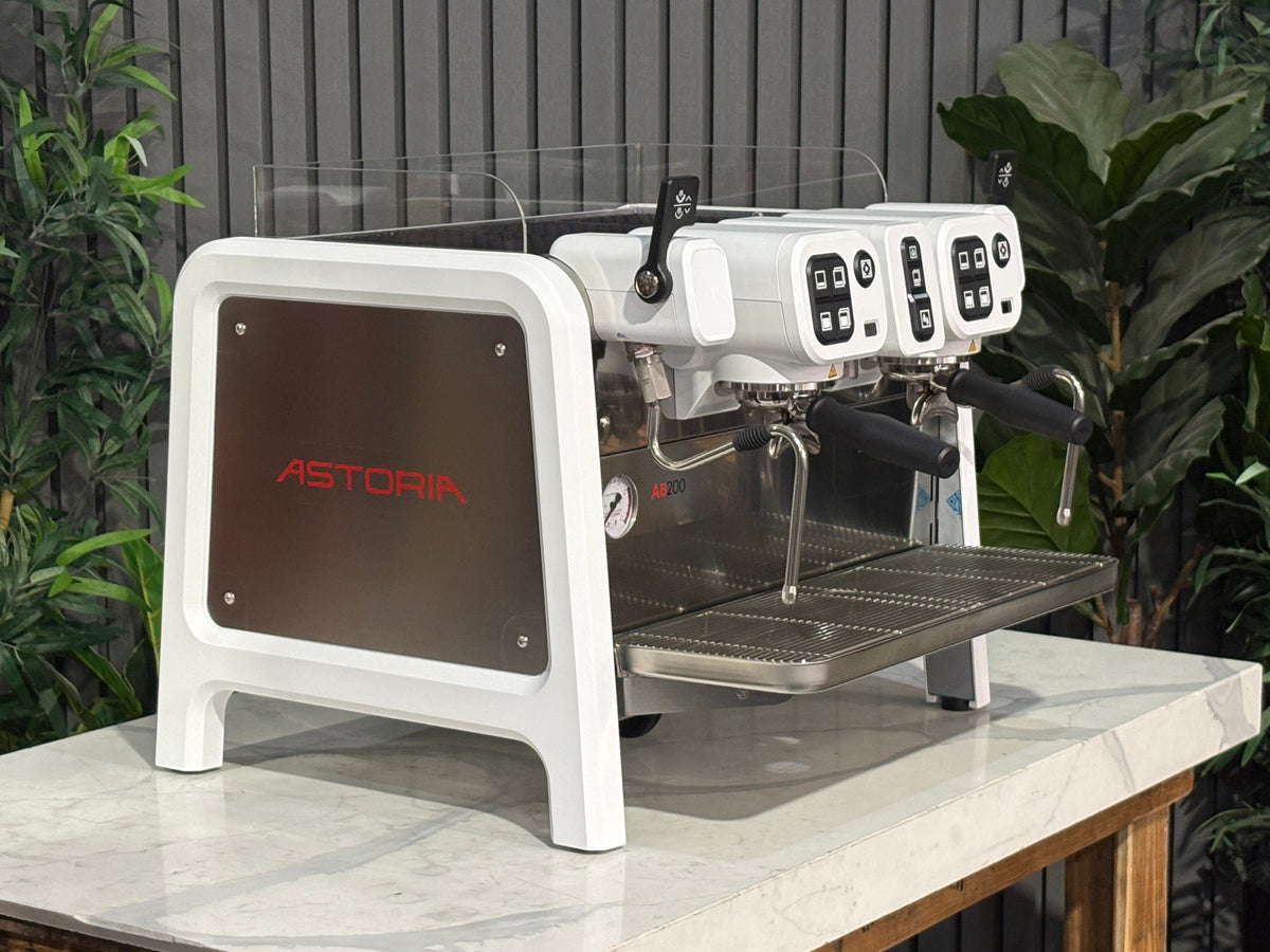 Astoria AB200 Compact - - 2 Group Commercial Espresso Machine - Commercial - White